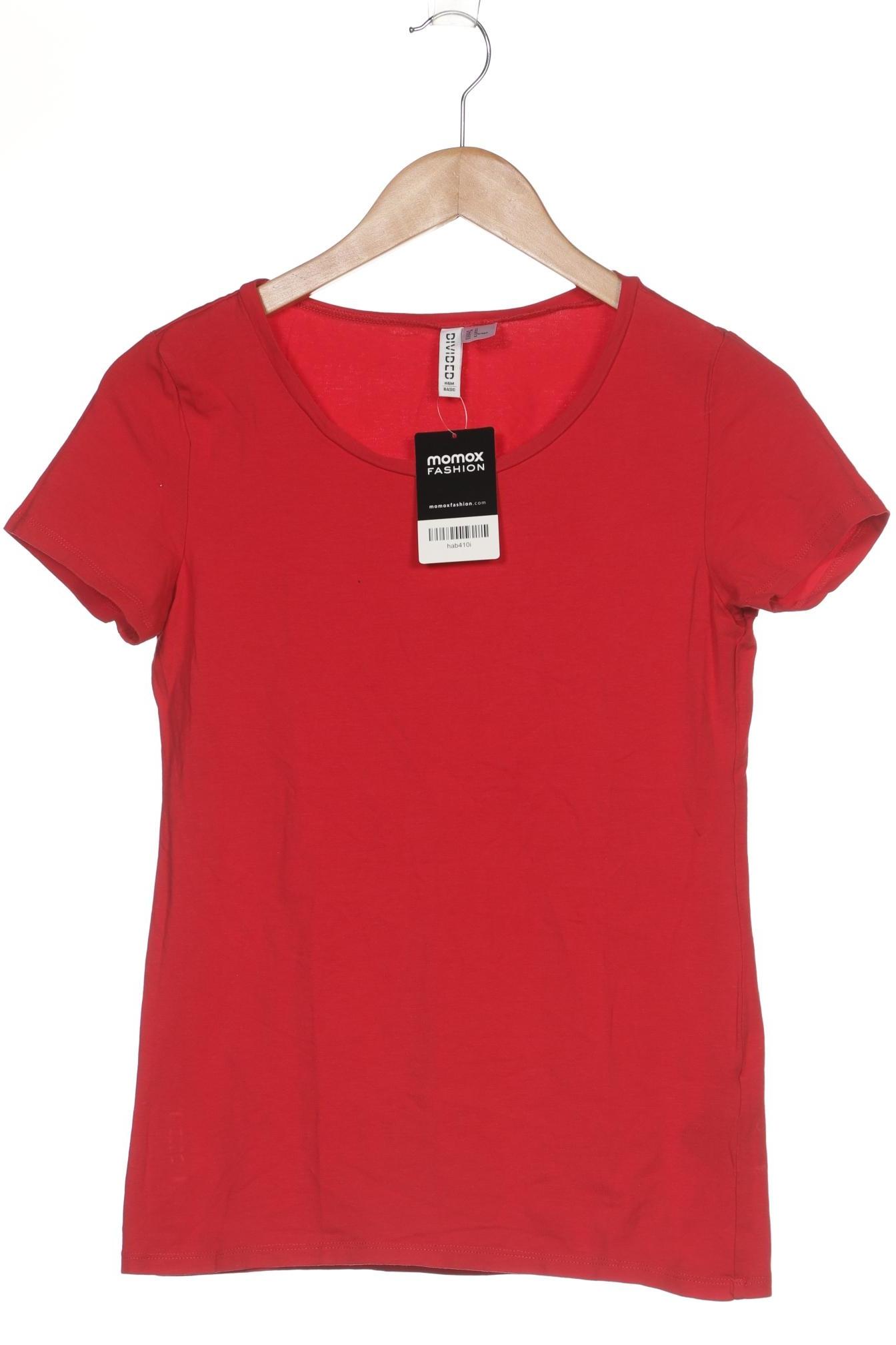 

H&M Damen T-Shirt, rot, Gr. 38