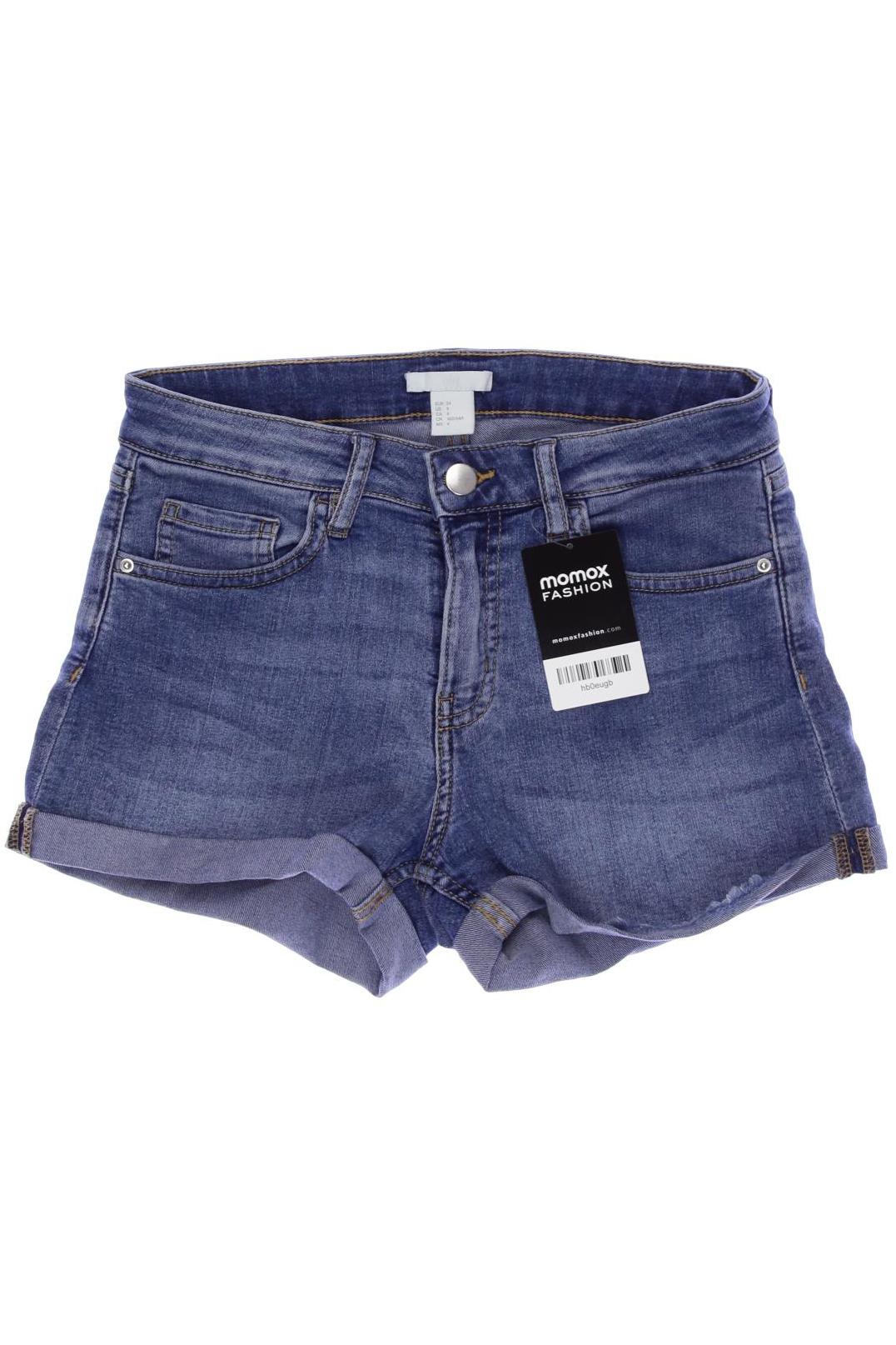 

H&M Damen Shorts, blau, Gr. 34