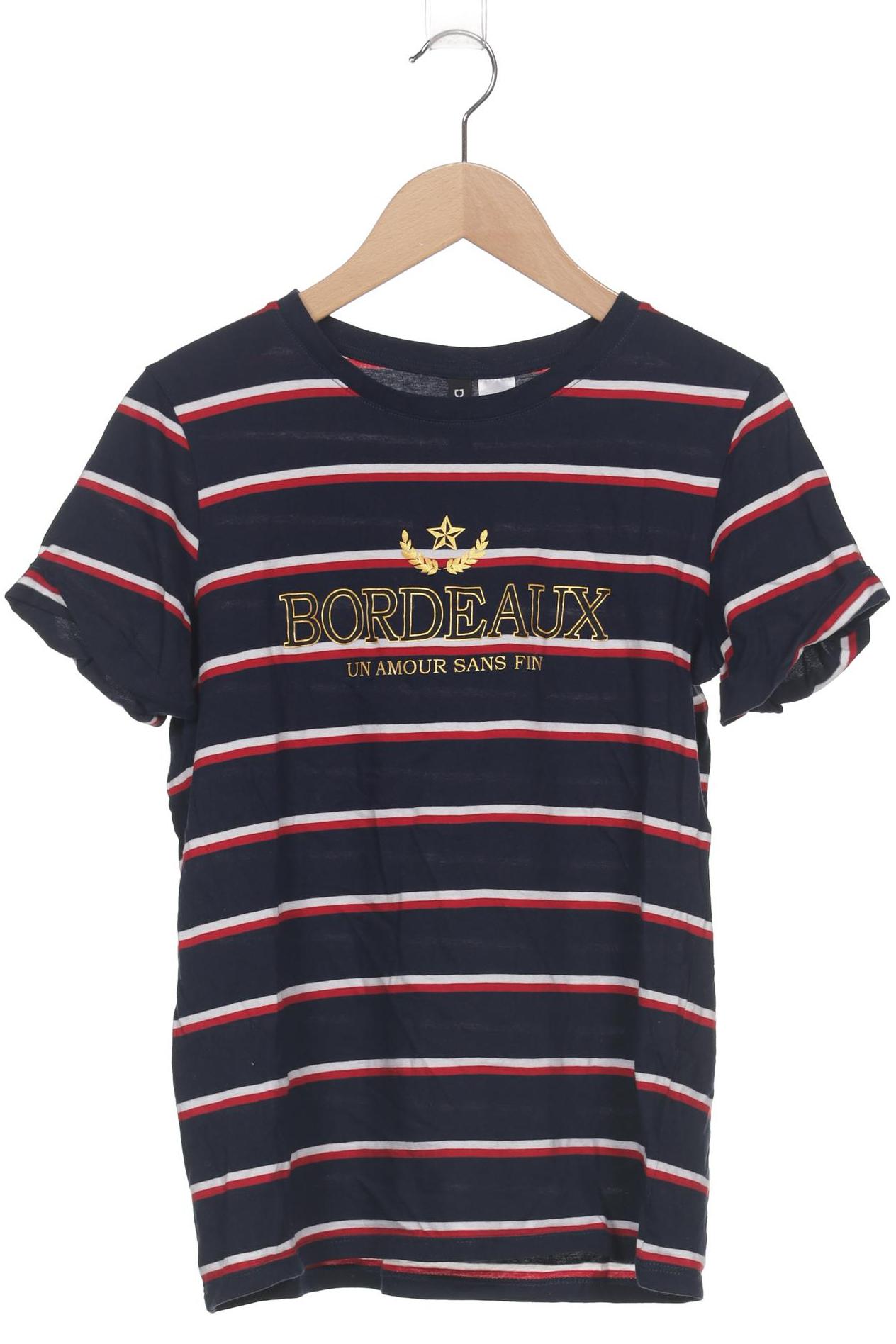 

H&M Damen T-Shirt, marineblau, Gr. 34