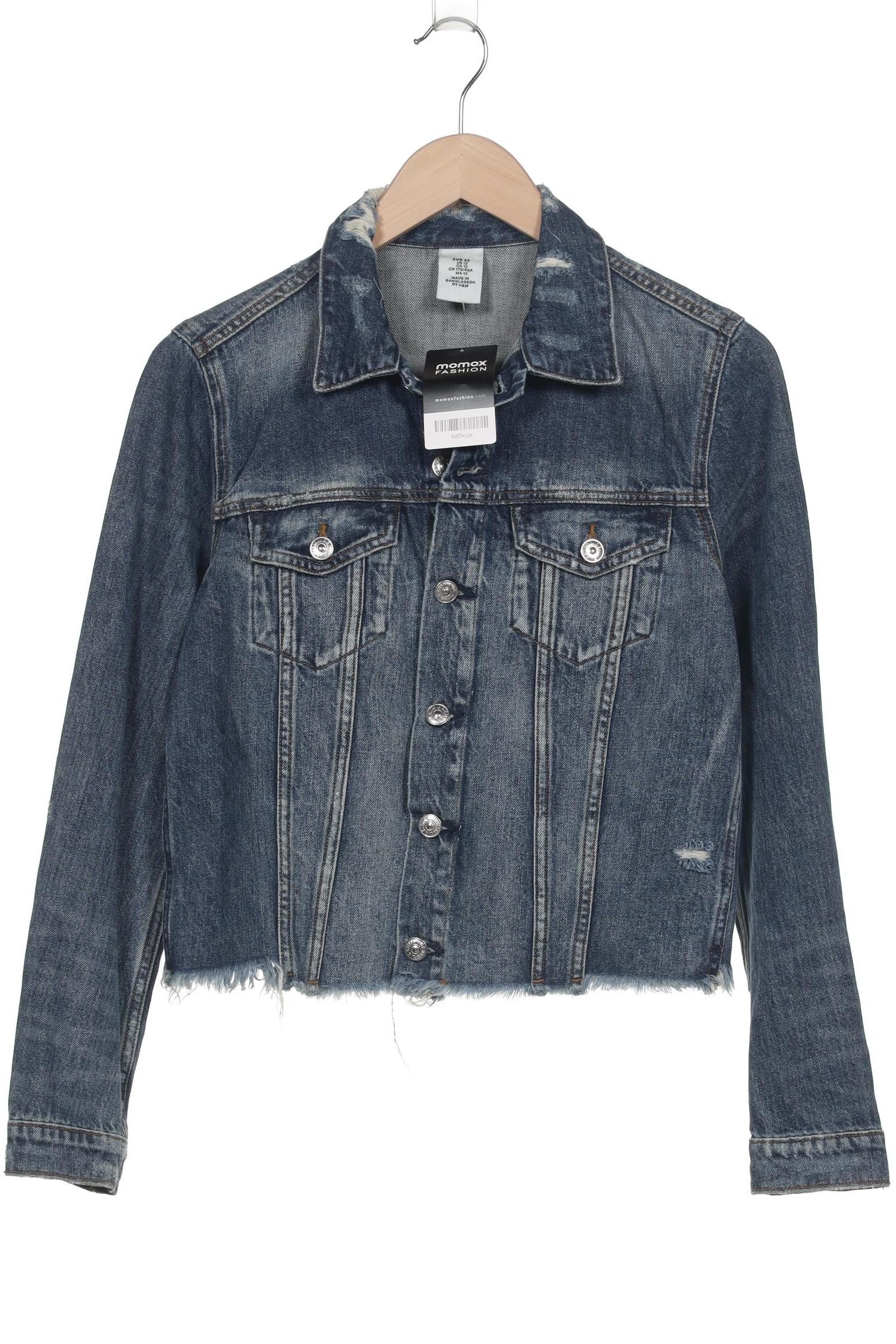 

H&M Damen Jacke, blau, Gr. 42