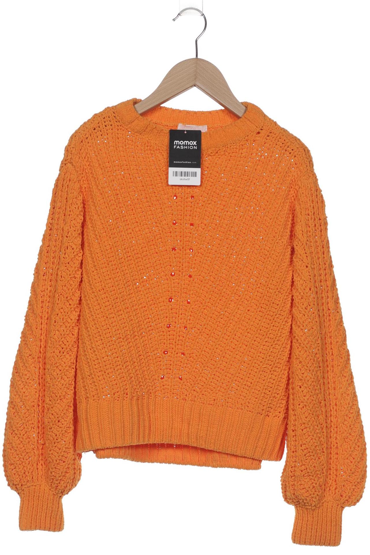 

H&M Damen Pullover, orange, Gr. 34