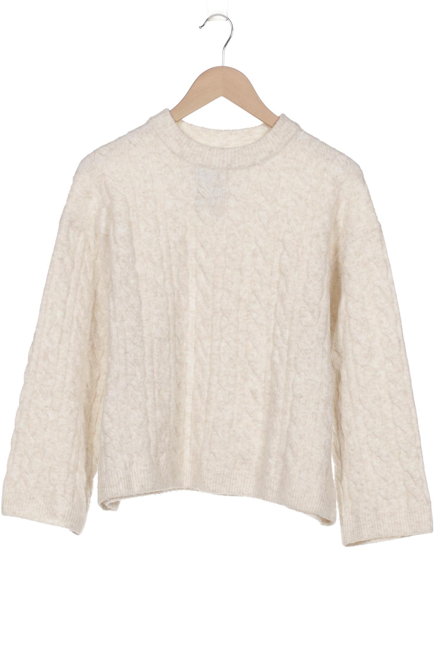 

H&M Damen Pullover, cremeweiß, Gr. 34