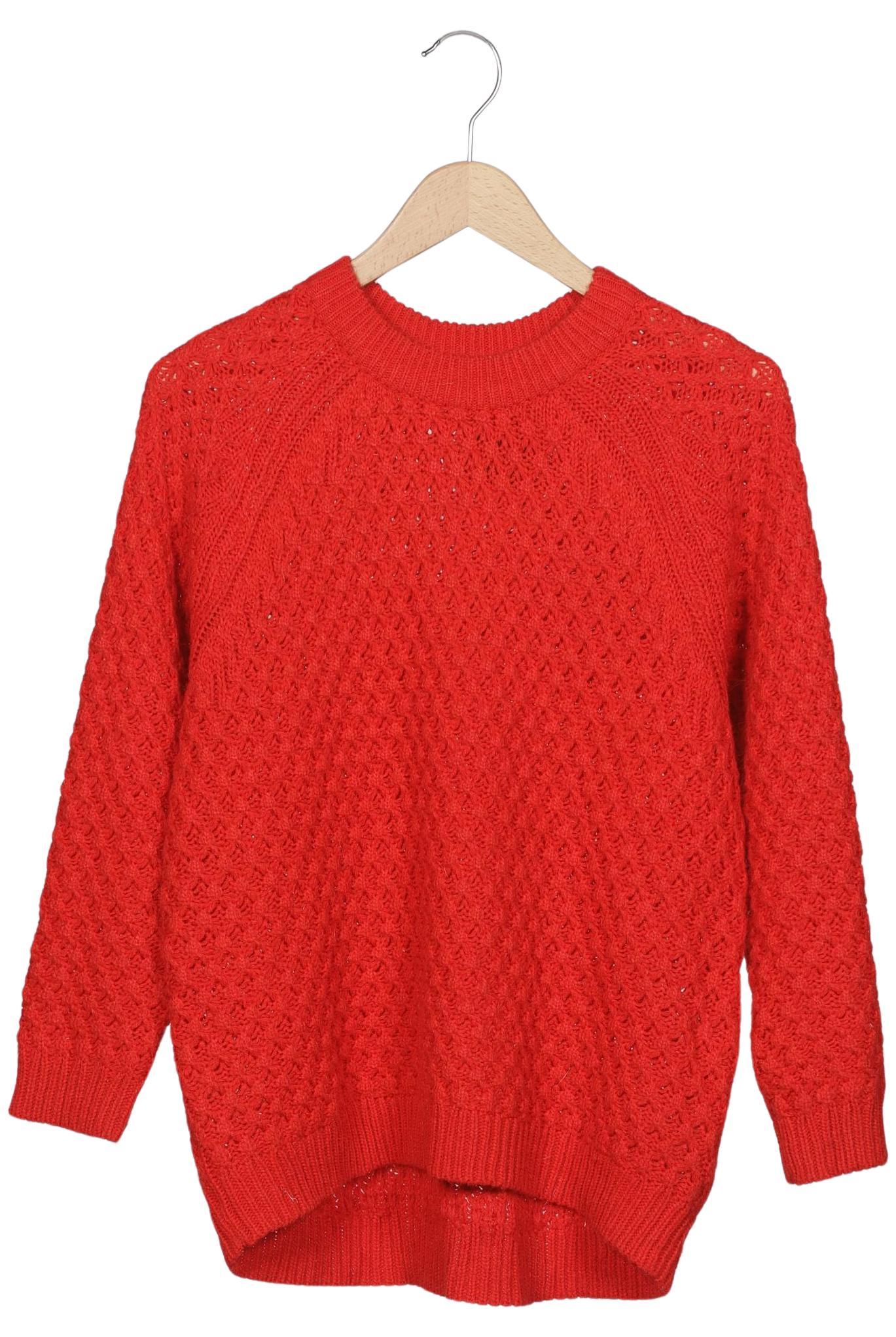 

H&M Damen Pullover, rot, Gr. 34