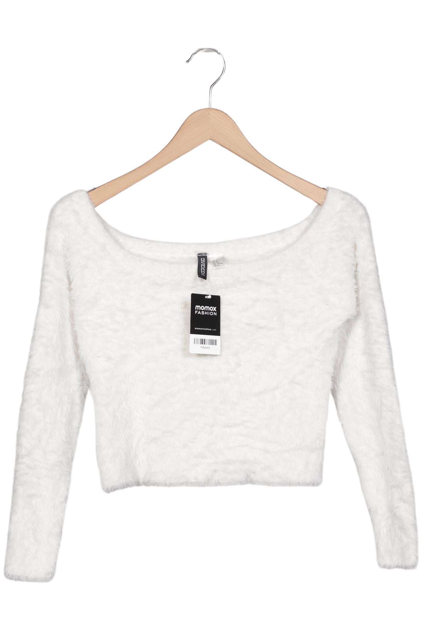 

H&M Damen Pullover, weiß, Gr. 38