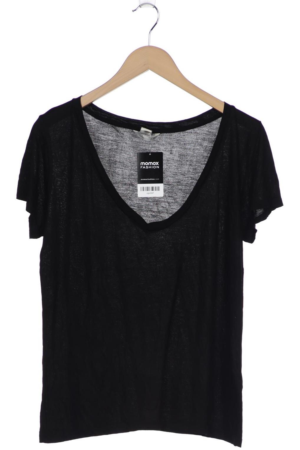 

H&M Damen T-Shirt, schwarz, Gr. 38