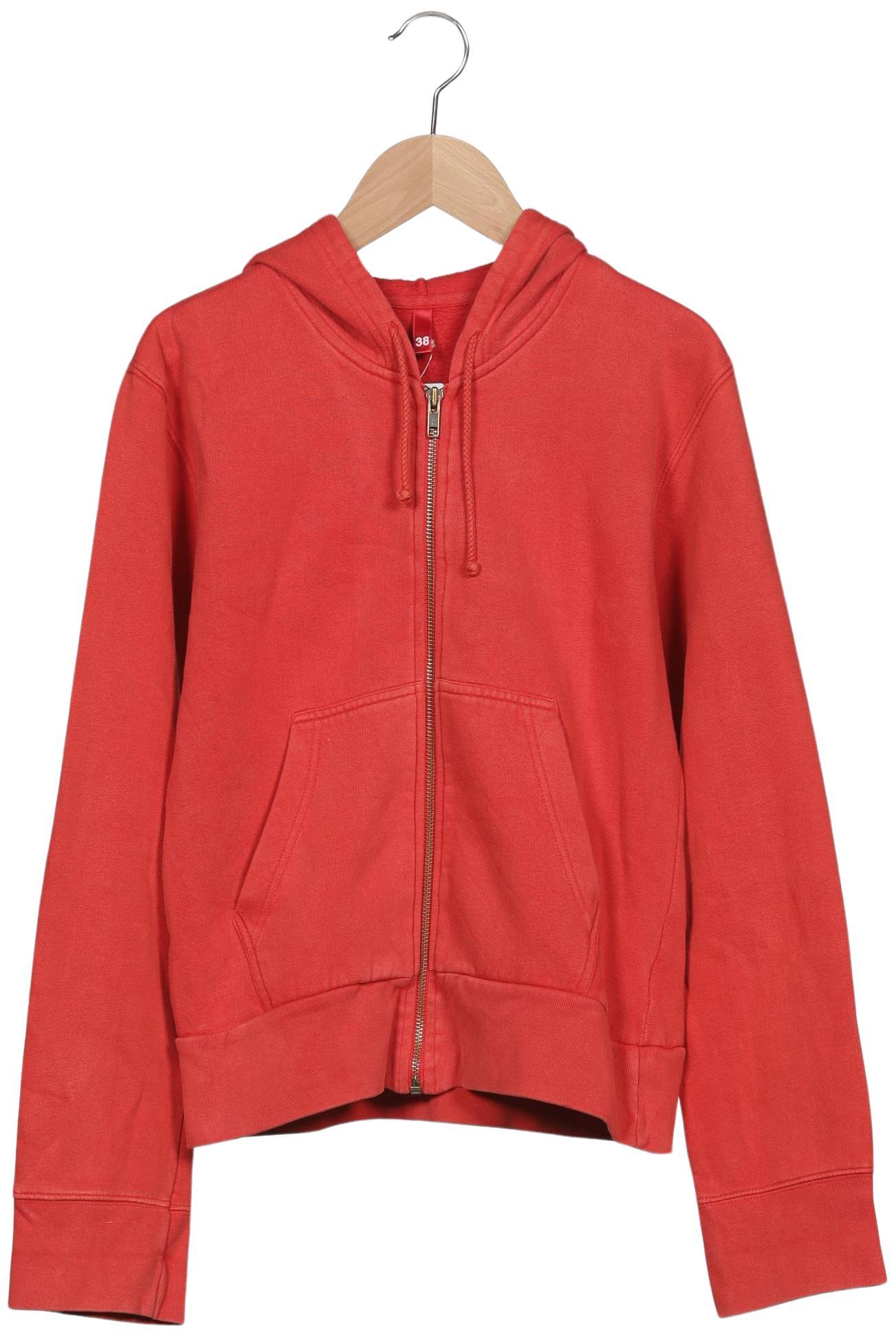 

H&M Damen Kapuzenpullover, rot, Gr. 38