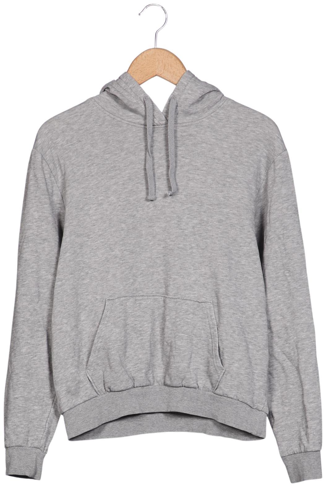 

H&M Damen Kapuzenpullover, grau, Gr. 36