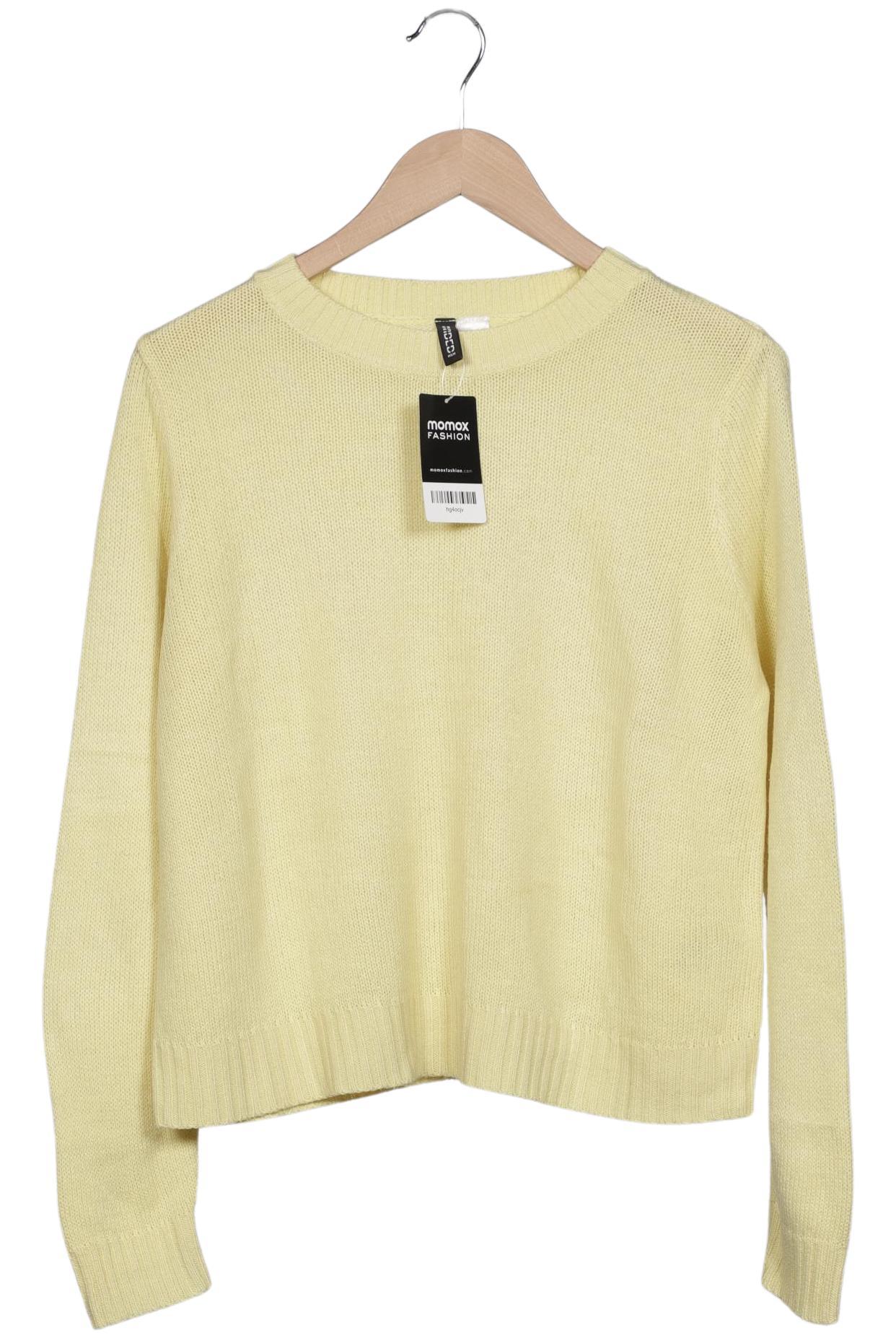 

H&M Damen Pullover, gelb, Gr. 38