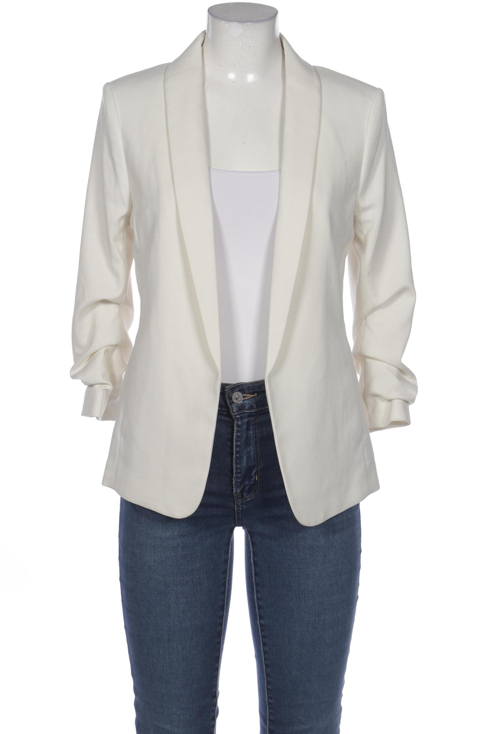 

H&M Damen Blazer, cremeweiß, Gr. 40