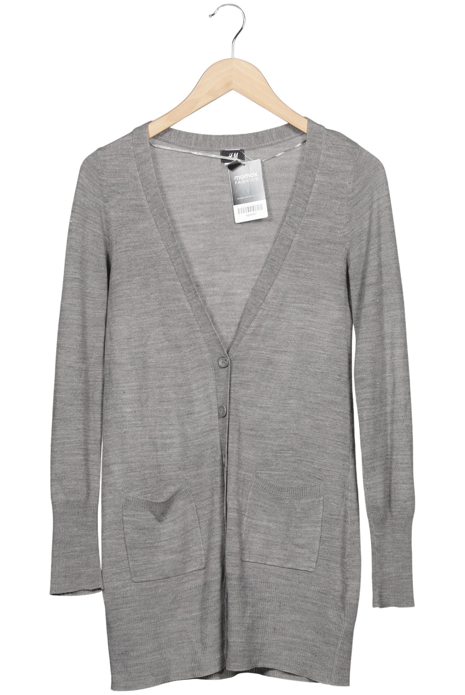 

H&M Damen Strickjacke, grau, Gr. 36