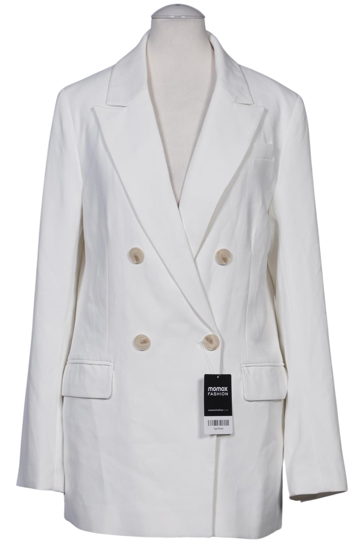 

H&M Damen Blazer, weiß, Gr. 34
