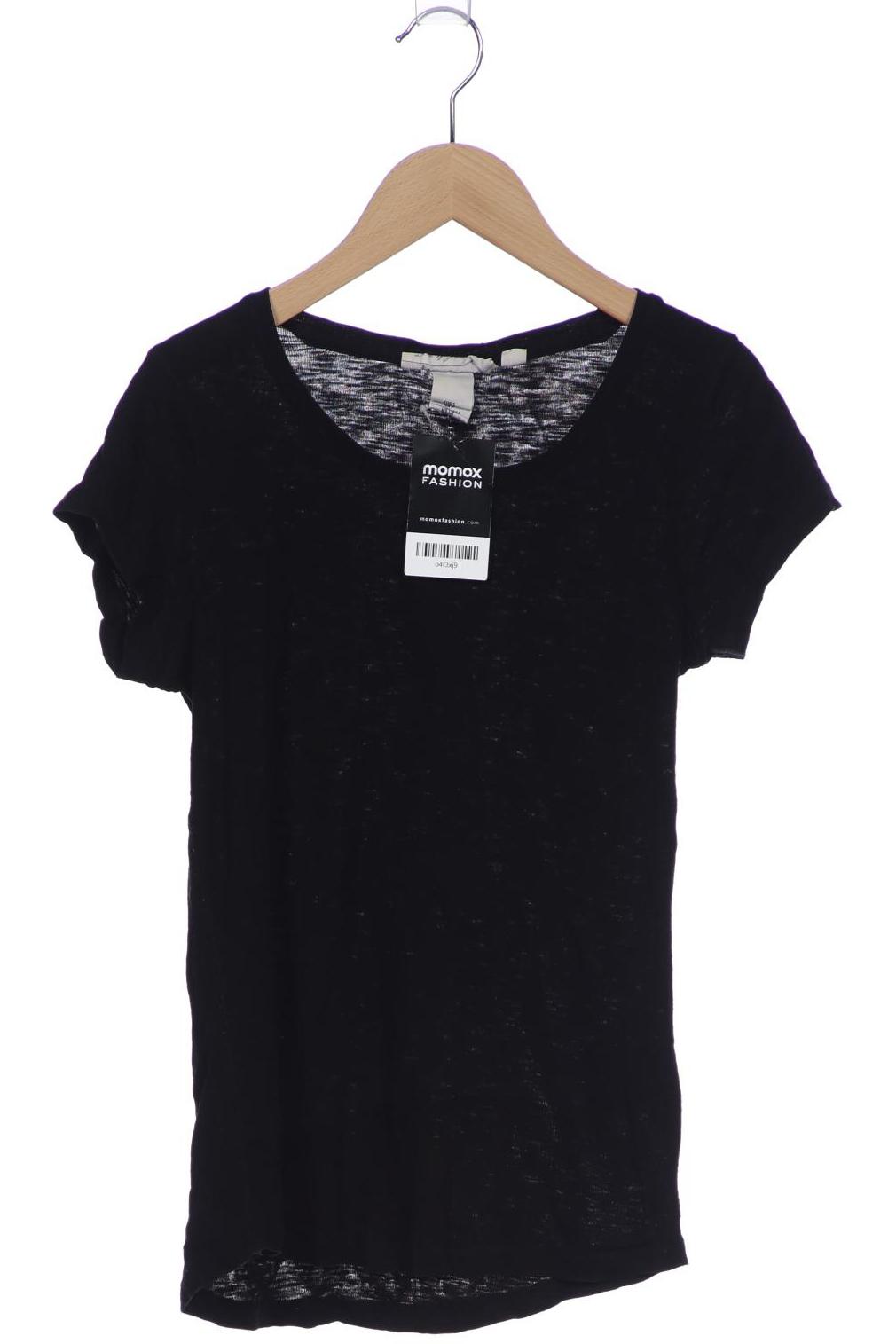

H&M Damen T-Shirt, schwarz, Gr. 36