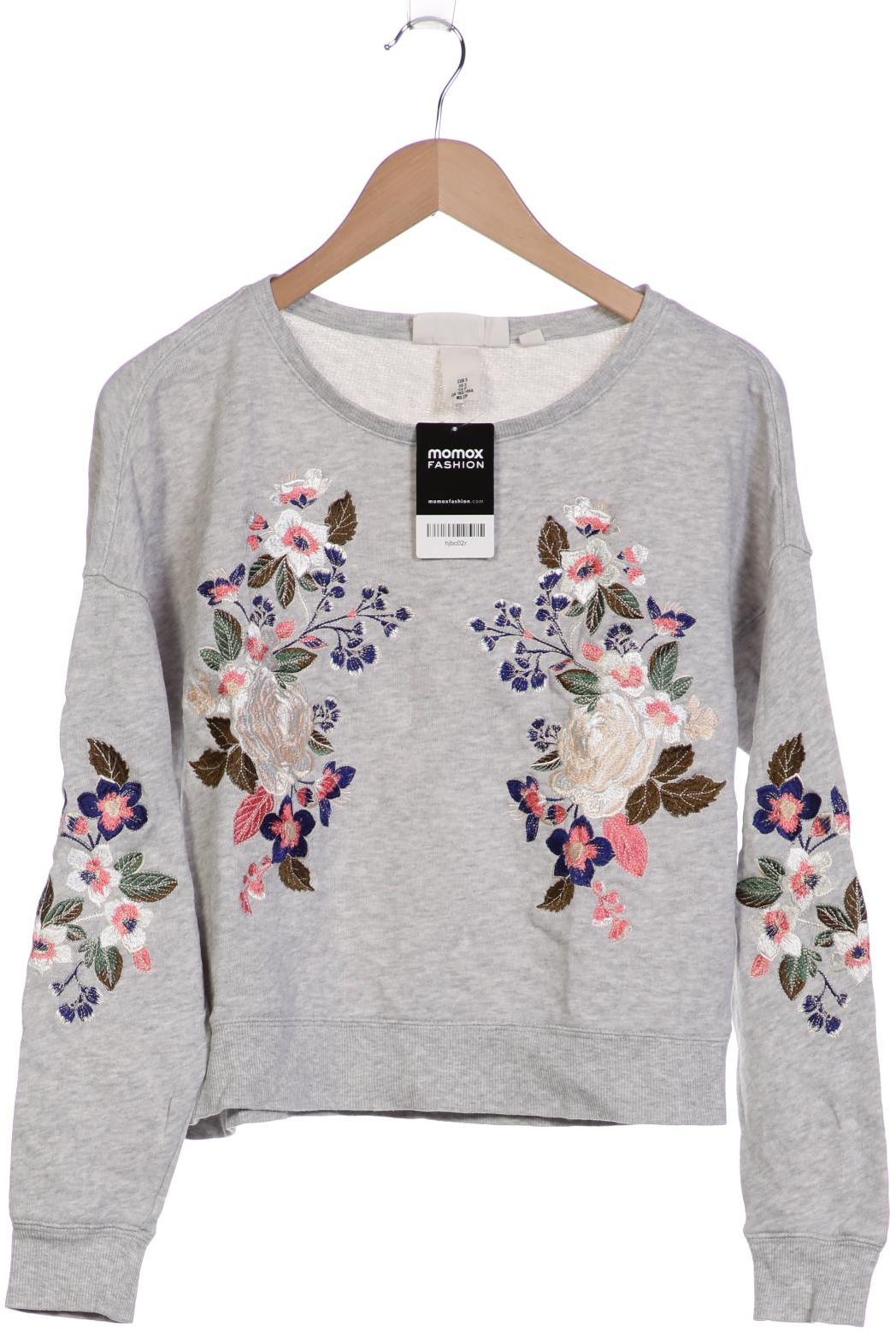 

H&M Damen Sweatshirt, grau, Gr. 36