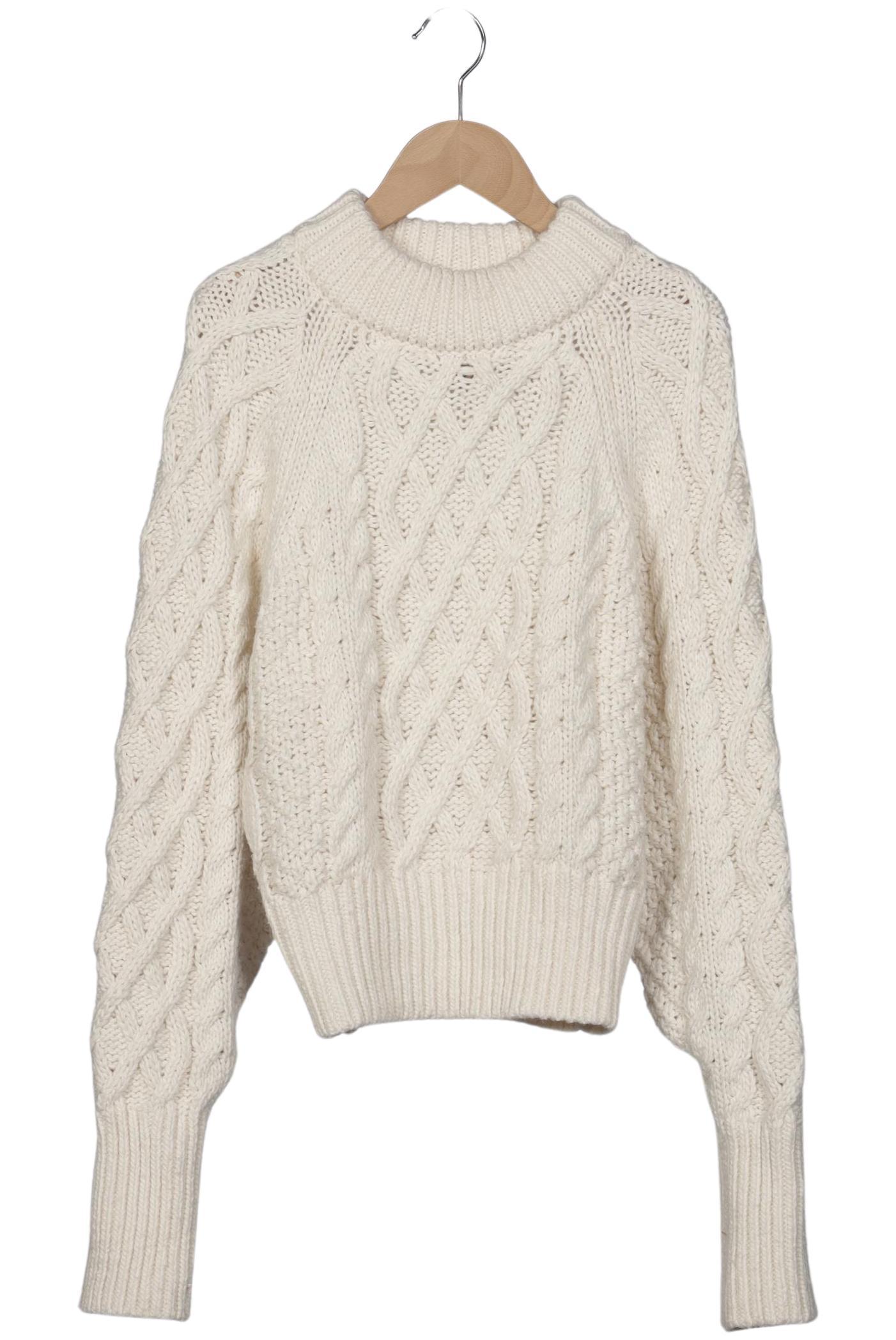 

H&M Damen Pullover, cremeweiß, Gr. 34