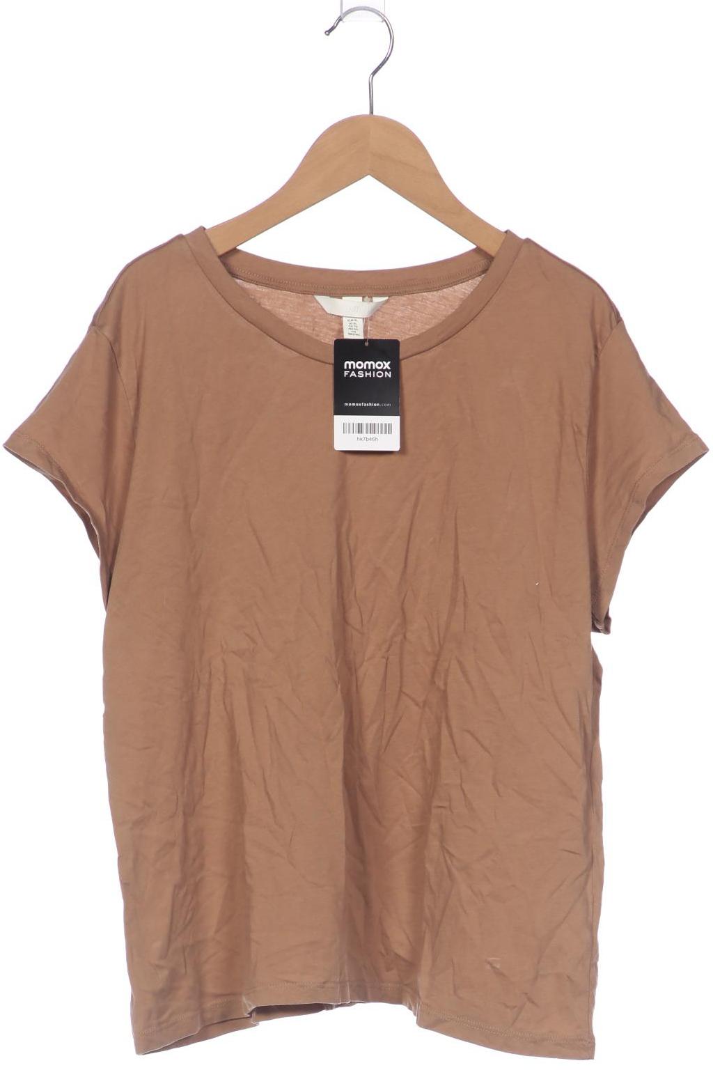 

H&M Damen T-Shirt, braun, Gr. 44
