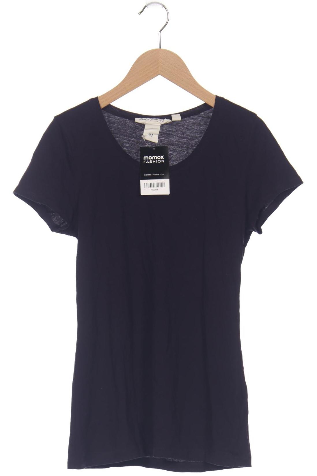 

H&M Damen T-Shirt, marineblau, Gr. 38