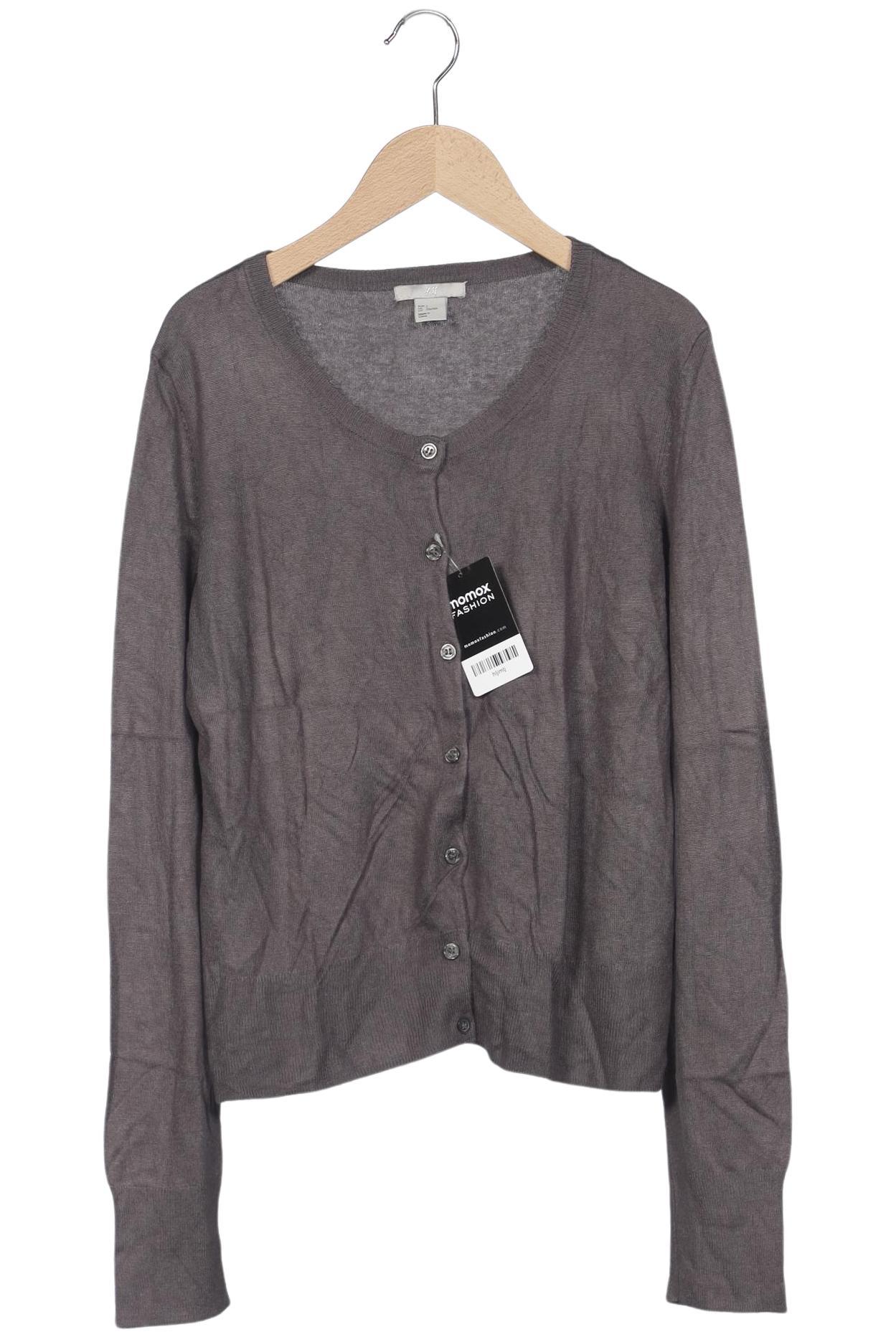 

H&M Damen Strickjacke, grau, Gr. 42