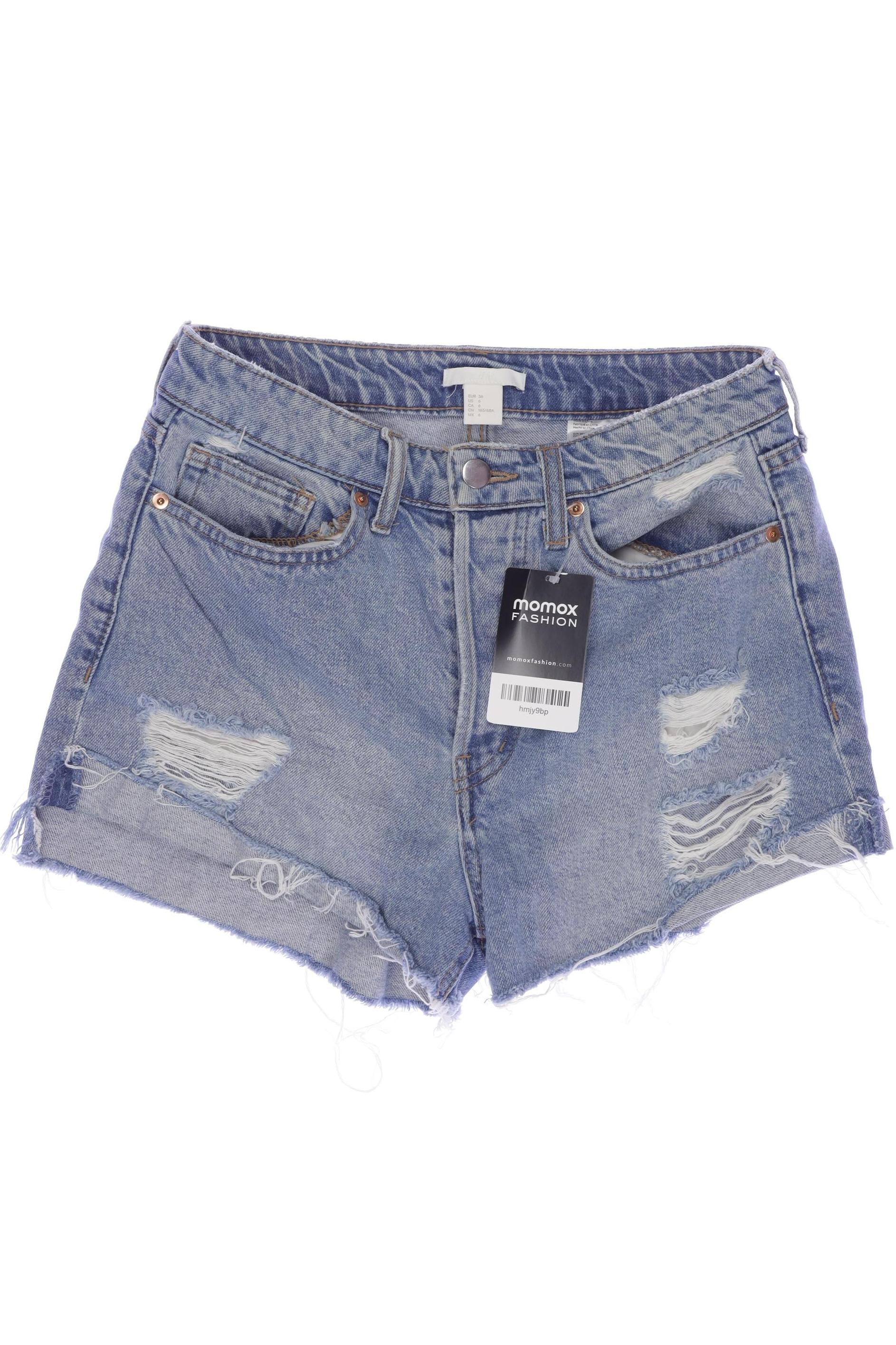 

H&M Damen Shorts, blau, Gr. 36
