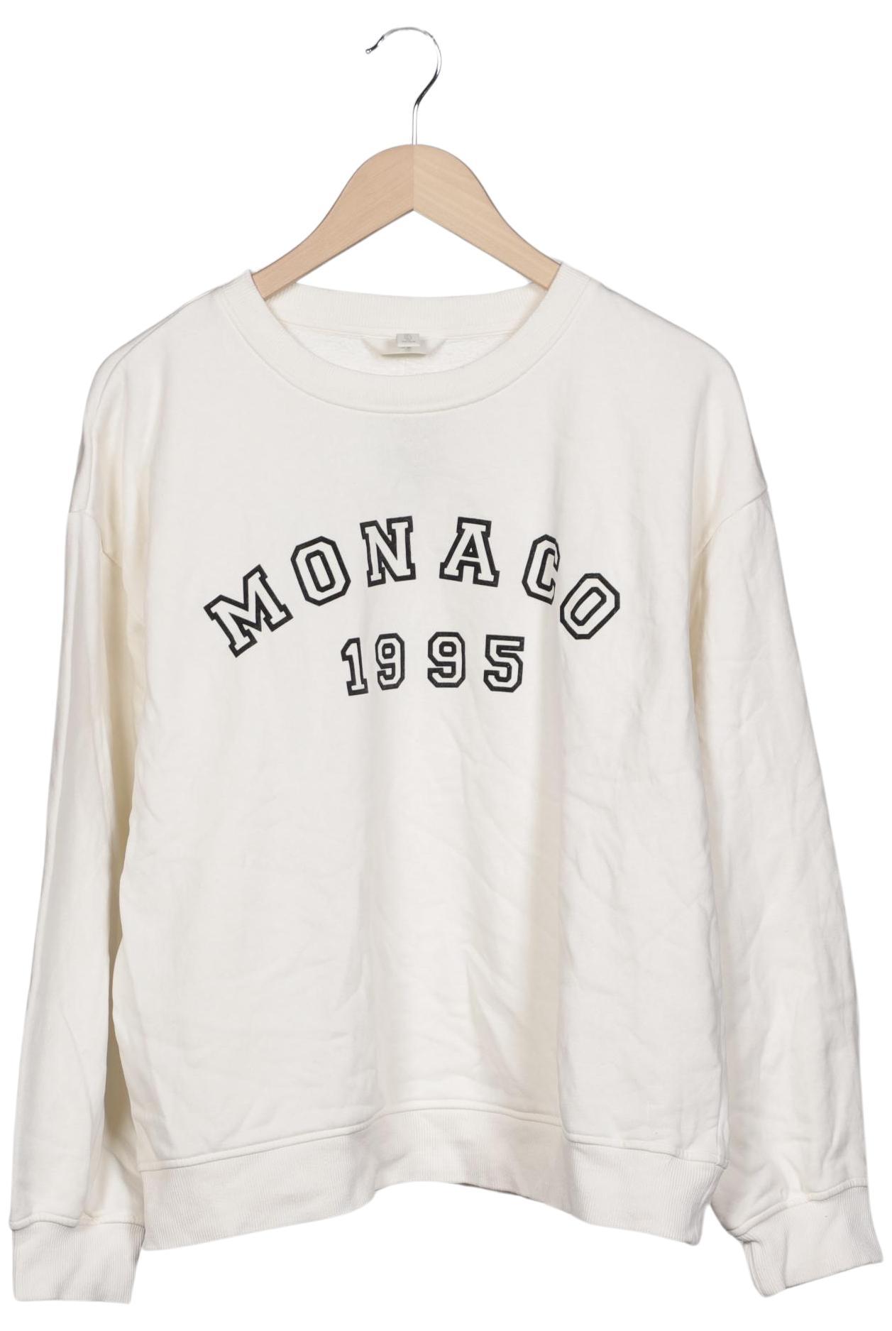 

H&M Damen Sweatshirt, cremeweiß, Gr. 42