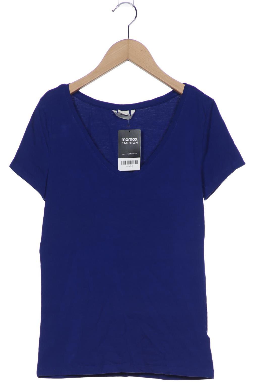 

H&M Damen T-Shirt, marineblau, Gr. 38