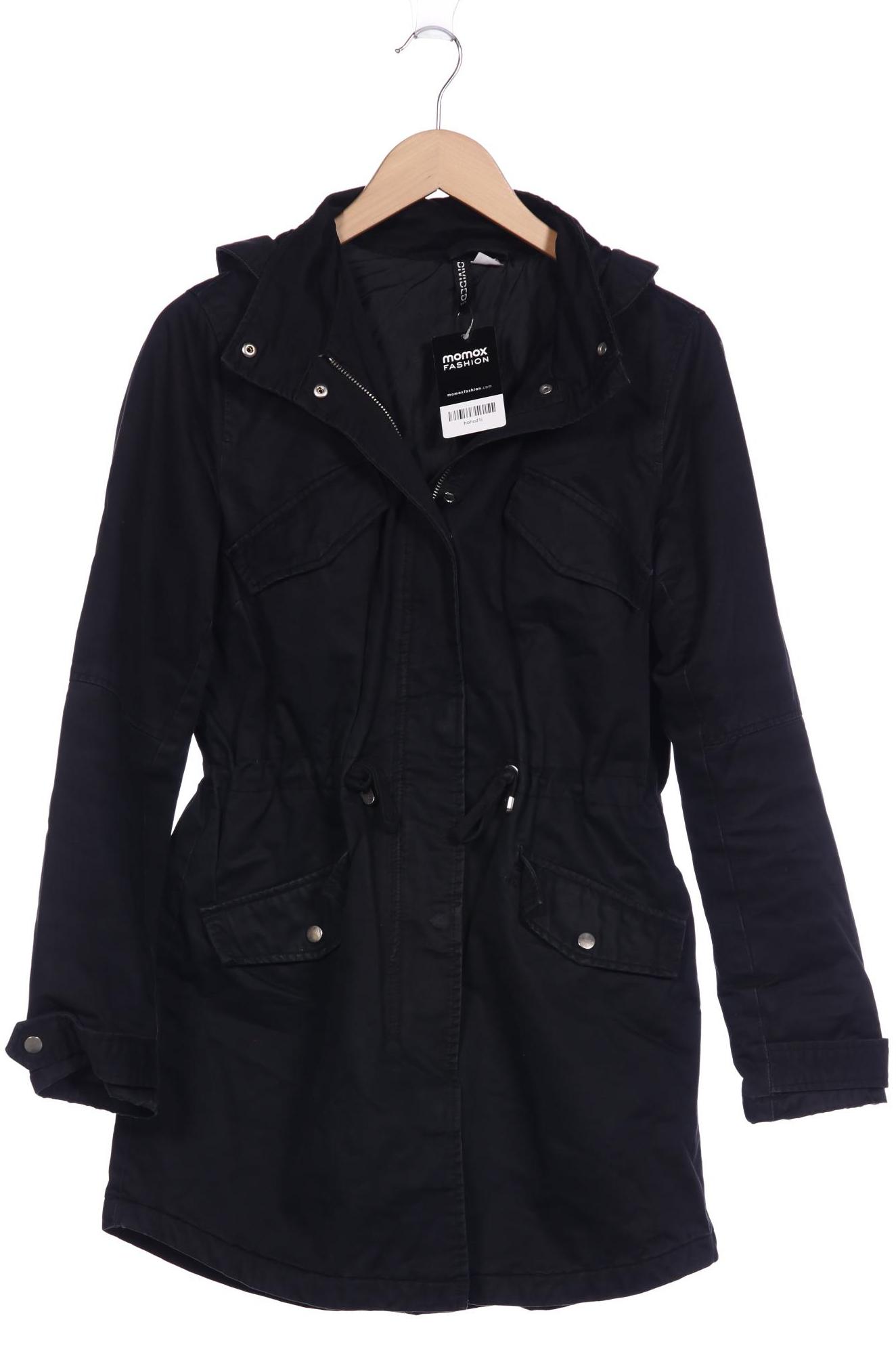 

H&M Damen Mantel, schwarz