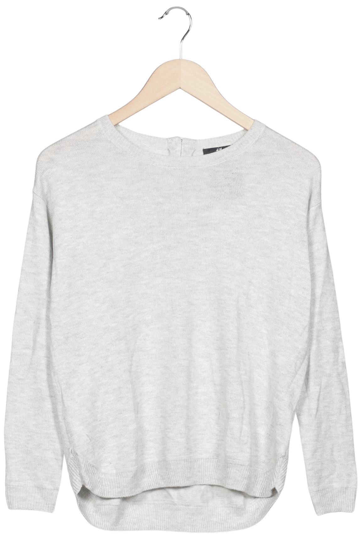 

H&M Damen Pullover, grau, Gr. 34