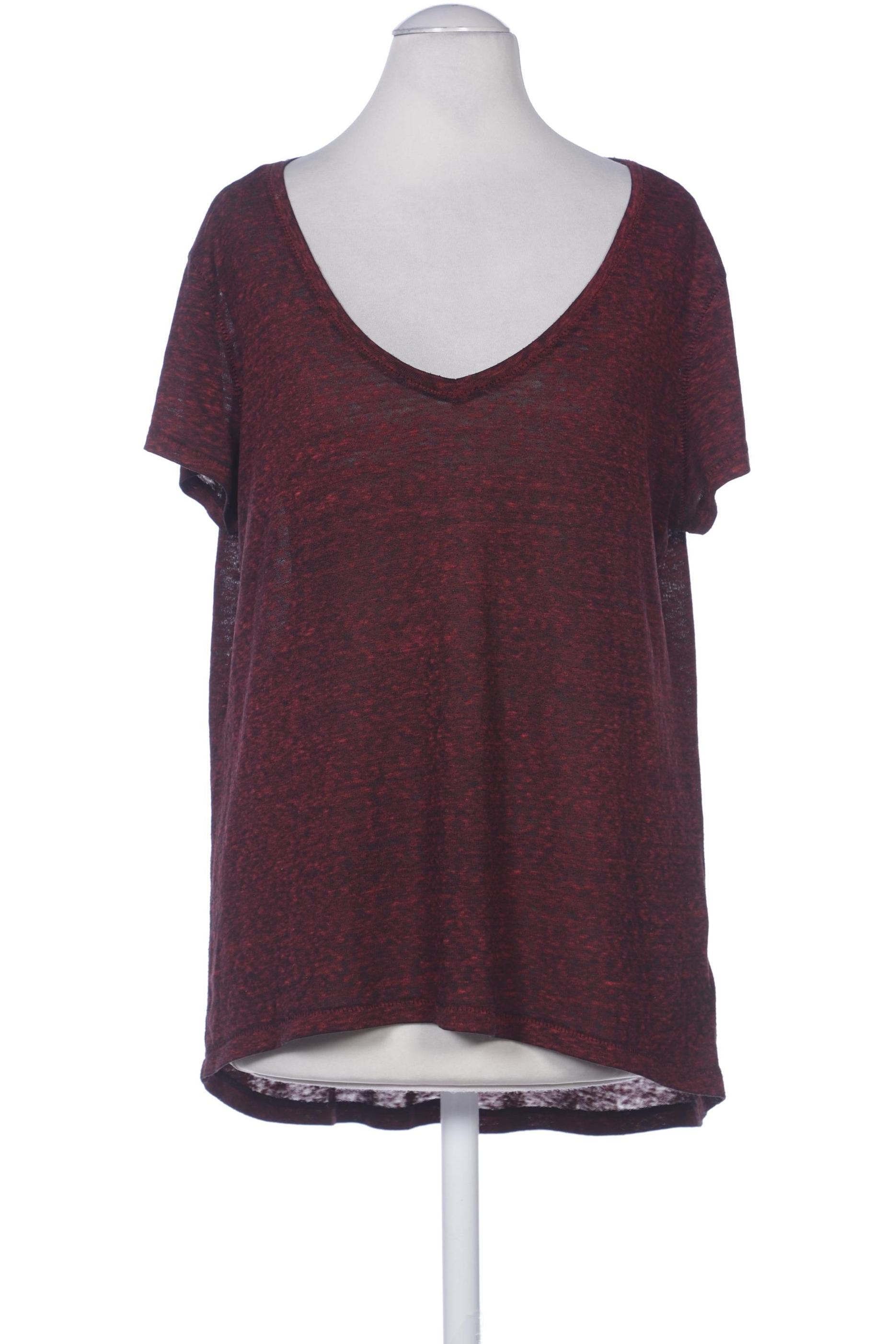 

H&M Damen T-Shirt, bordeaux, Gr. 36