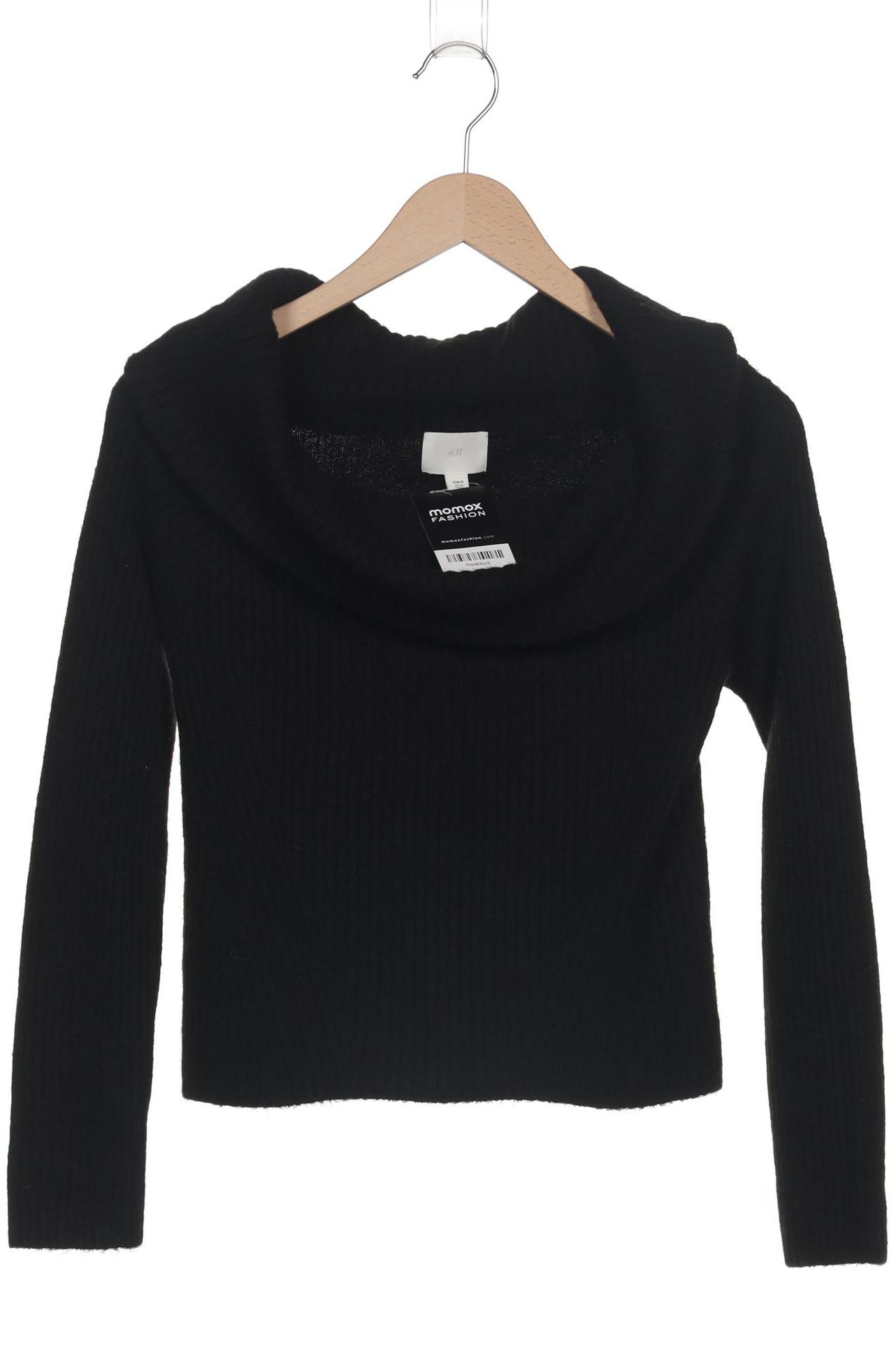 

H&M Damen Pullover, schwarz, Gr. 38