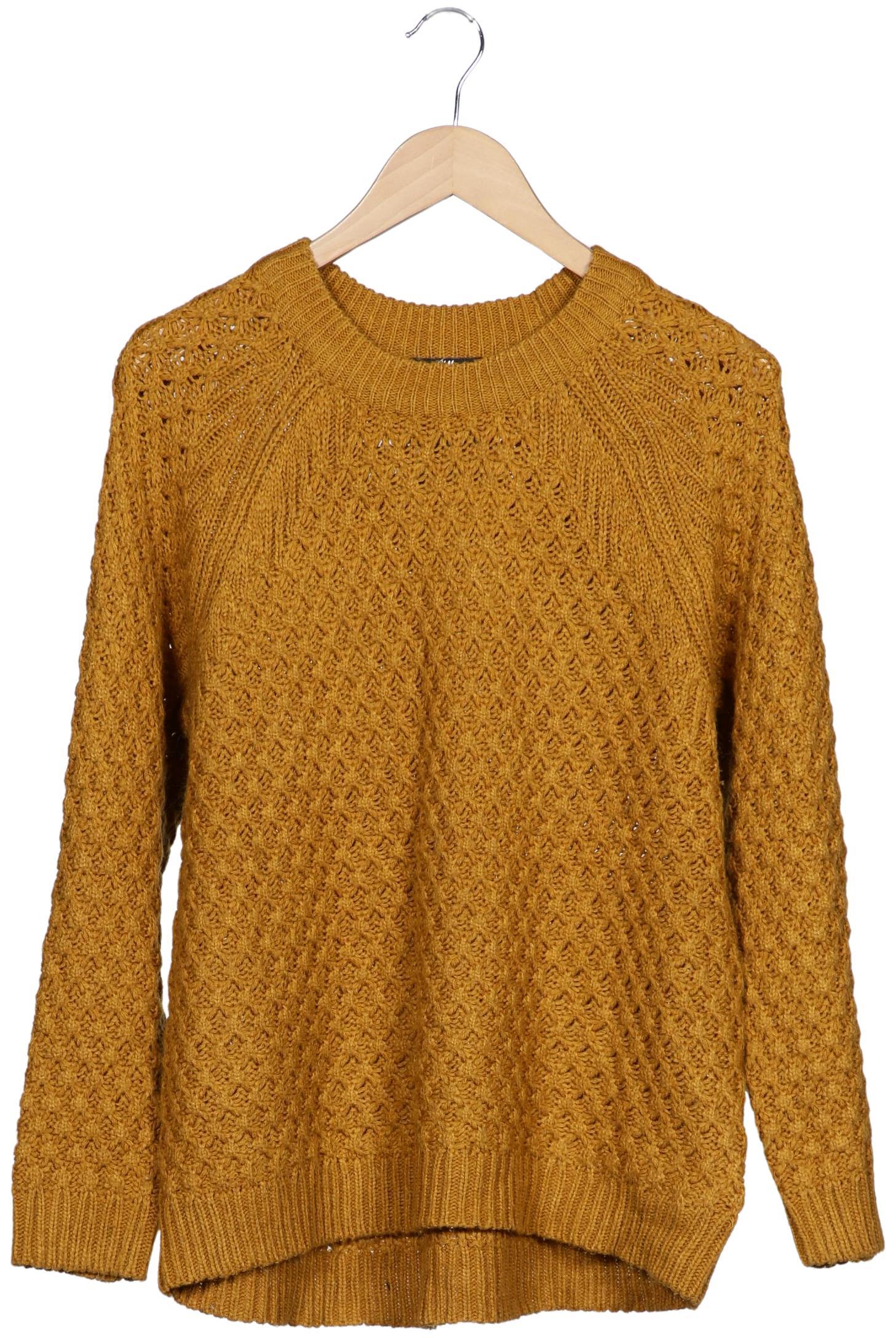 

H&M Damen Pullover, gelb, Gr. 34