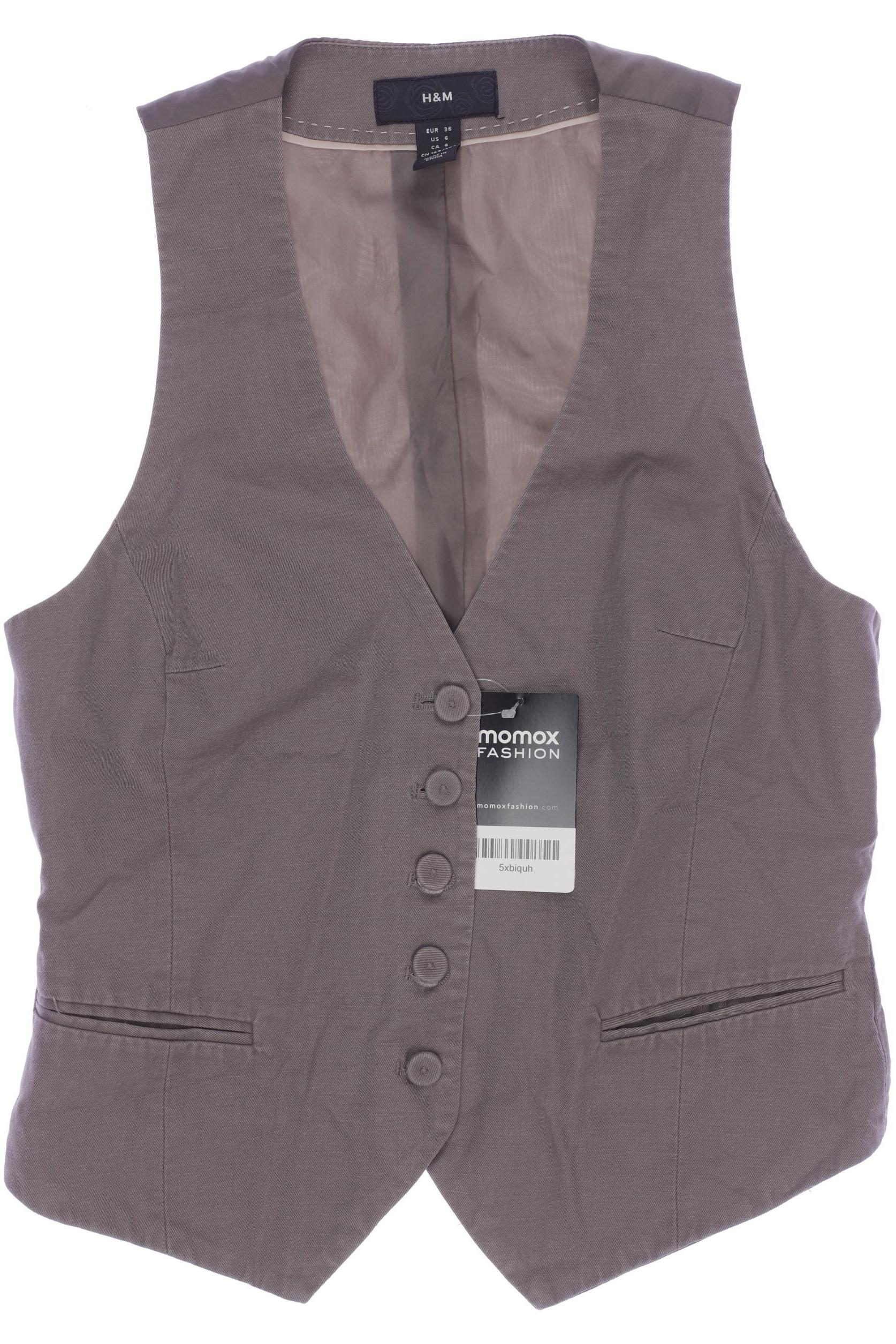 

H&M Damen Weste, beige, Gr. 36