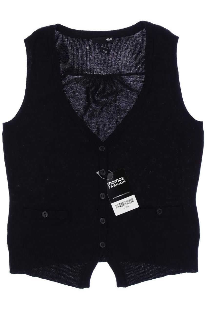 

H&M Damen Weste, schwarz, Gr. 36
