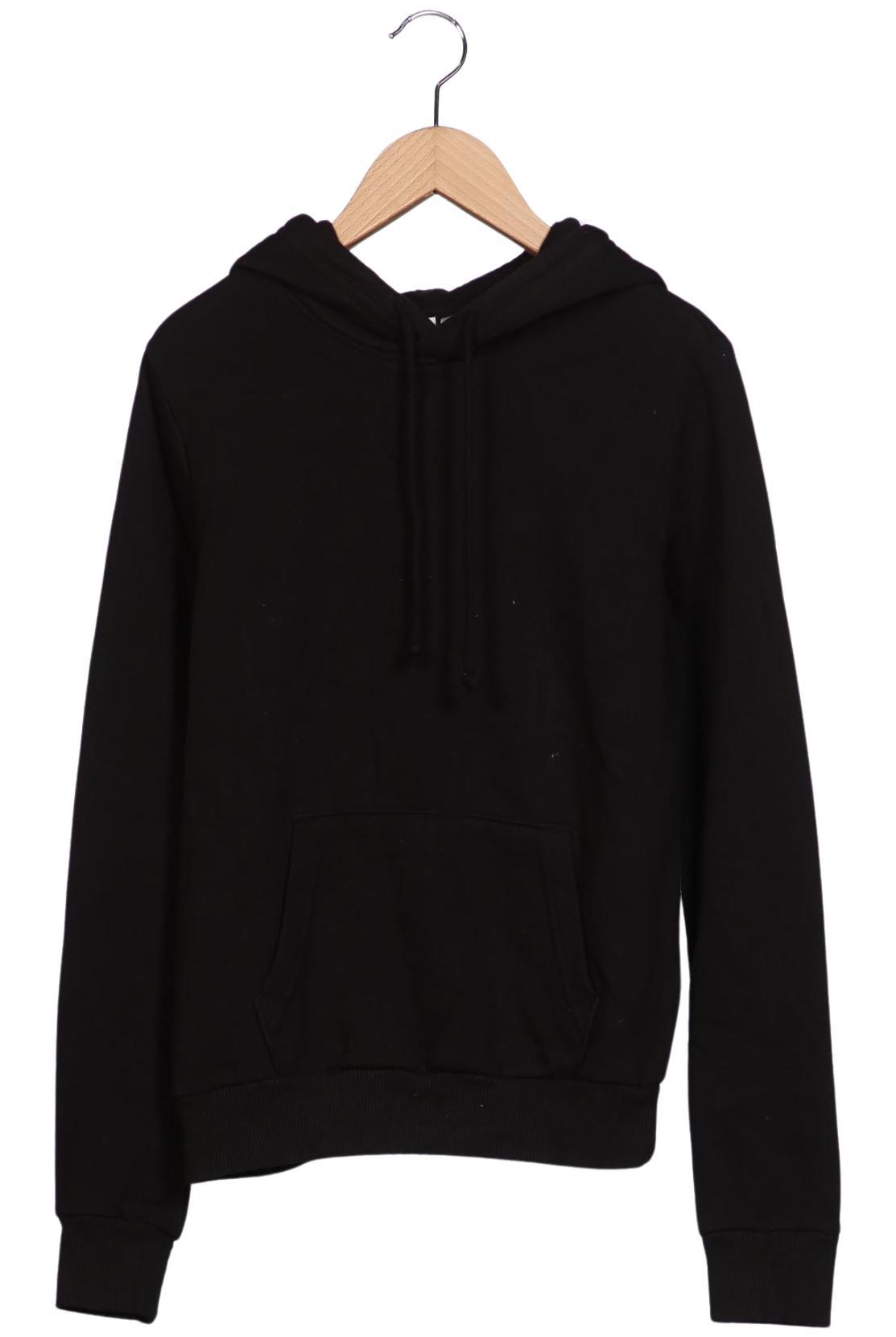 

H&M Damen Kapuzenpullover, schwarz, Gr. 34
