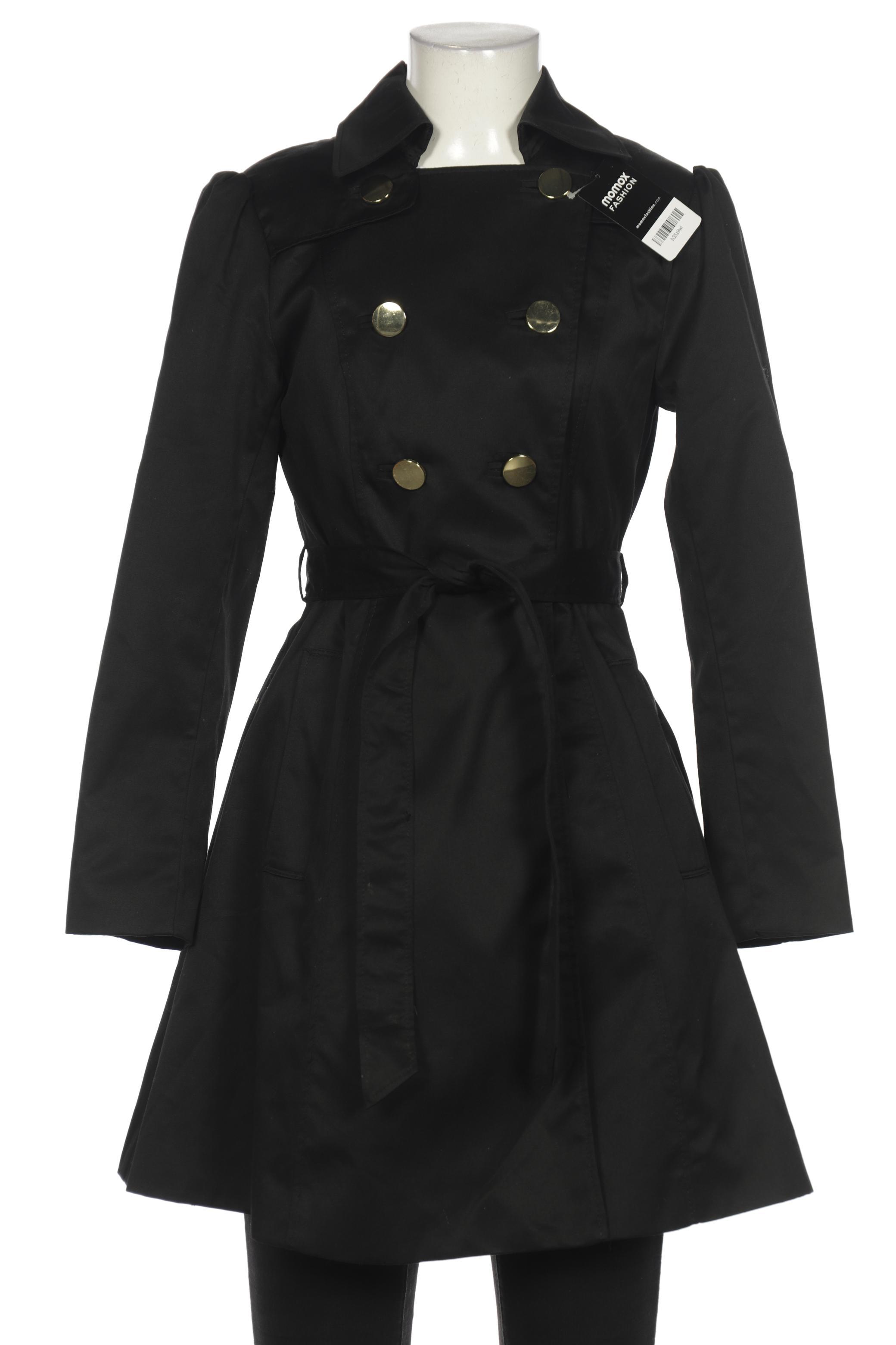 

H&M Damen Mantel, schwarz, Gr. 36