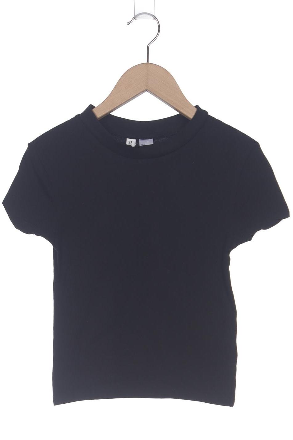 

H&M Damen T-Shirt, schwarz, Gr. 36