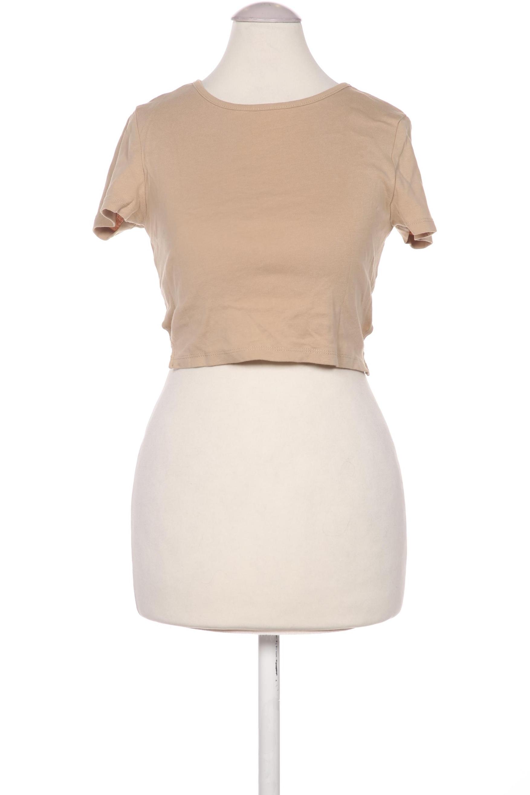 

H&M Damen T-Shirt, beige, Gr. 36