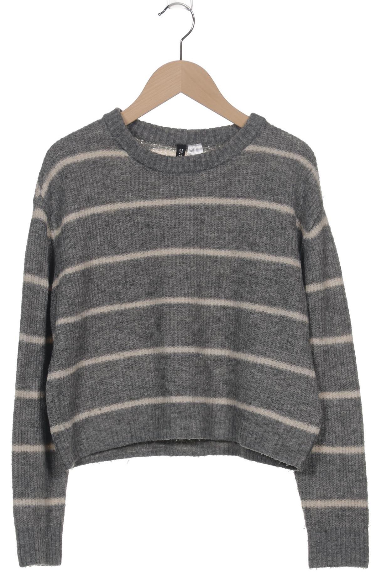 

H&M Damen Pullover, grau, Gr. 34