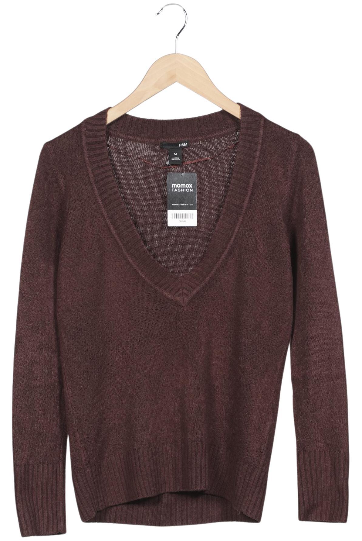 

H&M Damen Pullover, bordeaux, Gr. 38