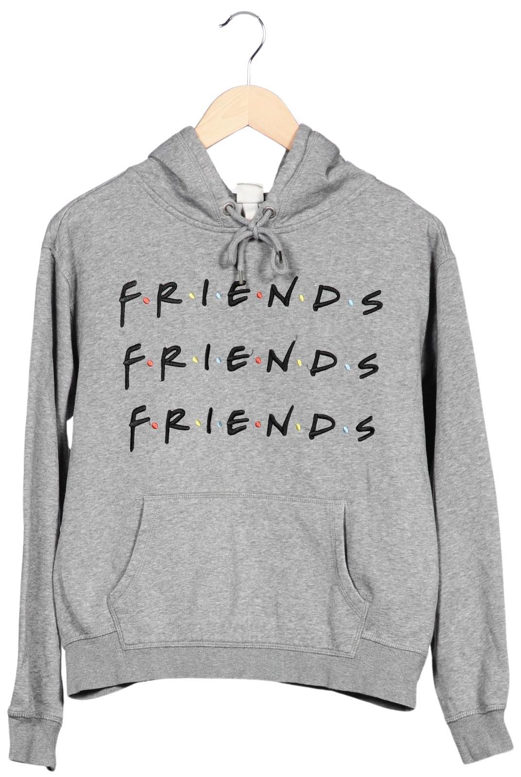 

H&M Damen Kapuzenpullover, grau, Gr. 38