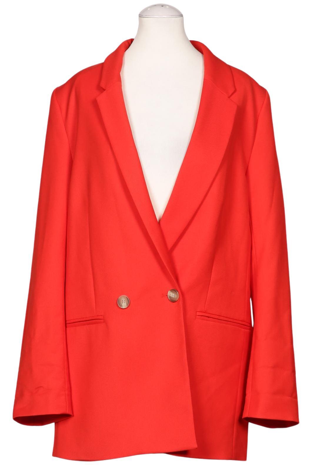 

H&M Damen Blazer, rot, Gr. 34