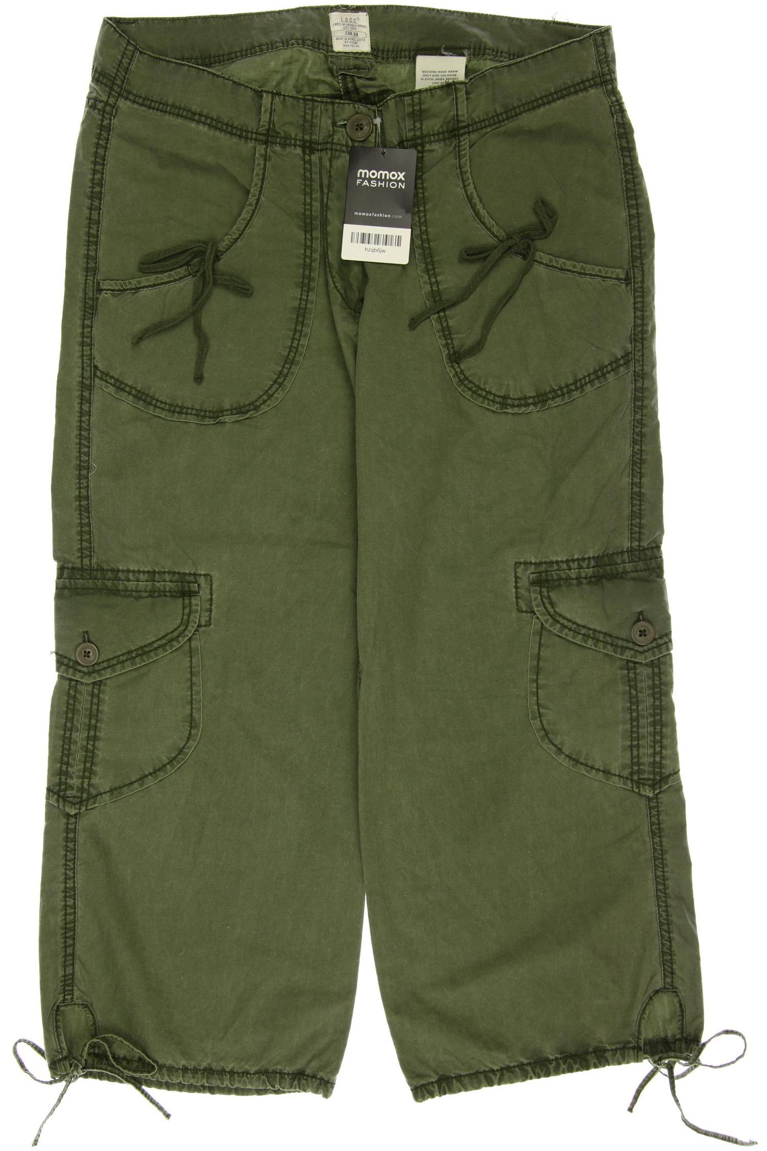 

H&M Damen Shorts, grün, Gr. 38
