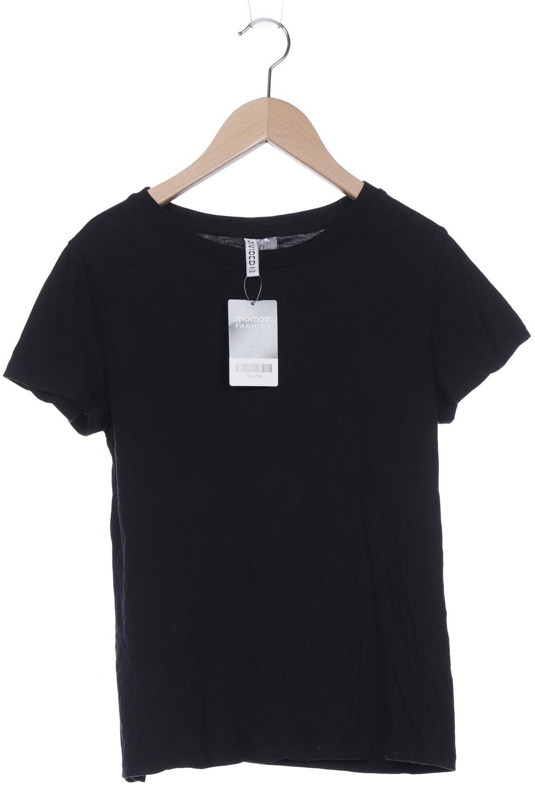 

H&M Damen T-Shirt, schwarz, Gr. 36