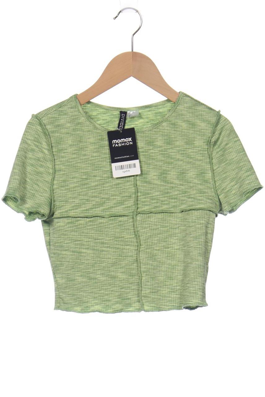 

H&M Damen T-Shirt, grün, Gr. 36