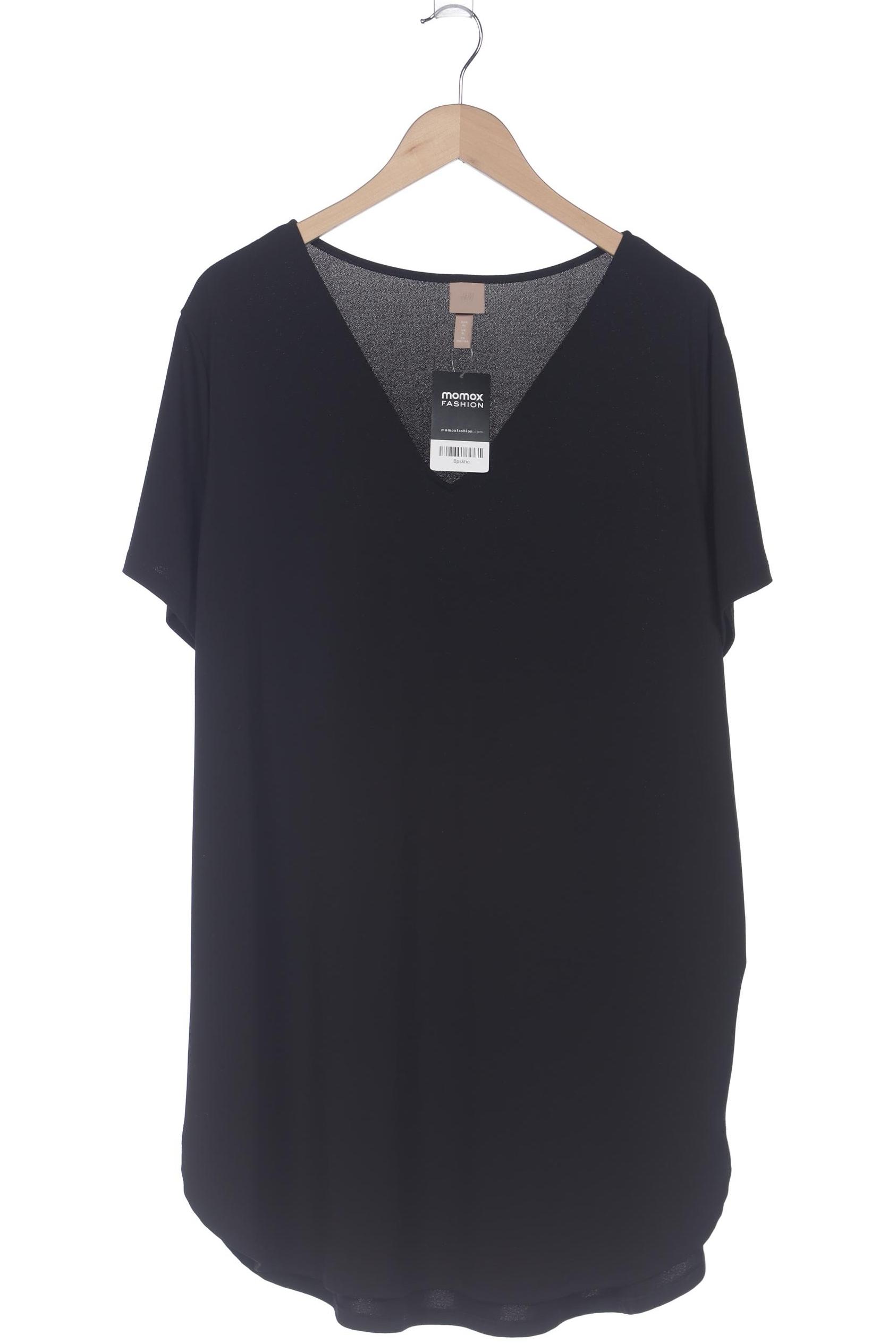 

H&M Damen T-Shirt, schwarz, Gr. 44