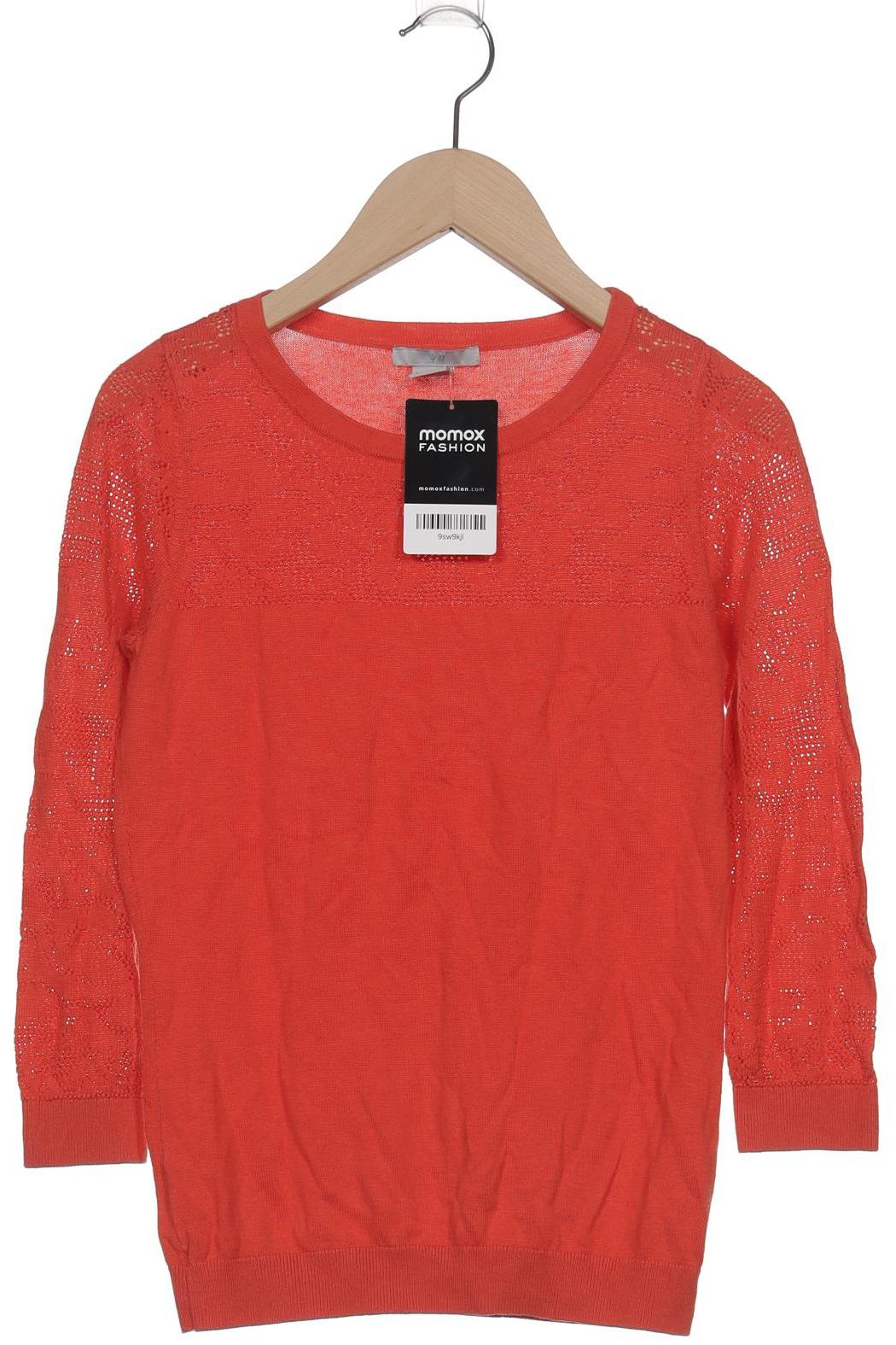 

H&M Damen Pullover, orange, Gr. 34