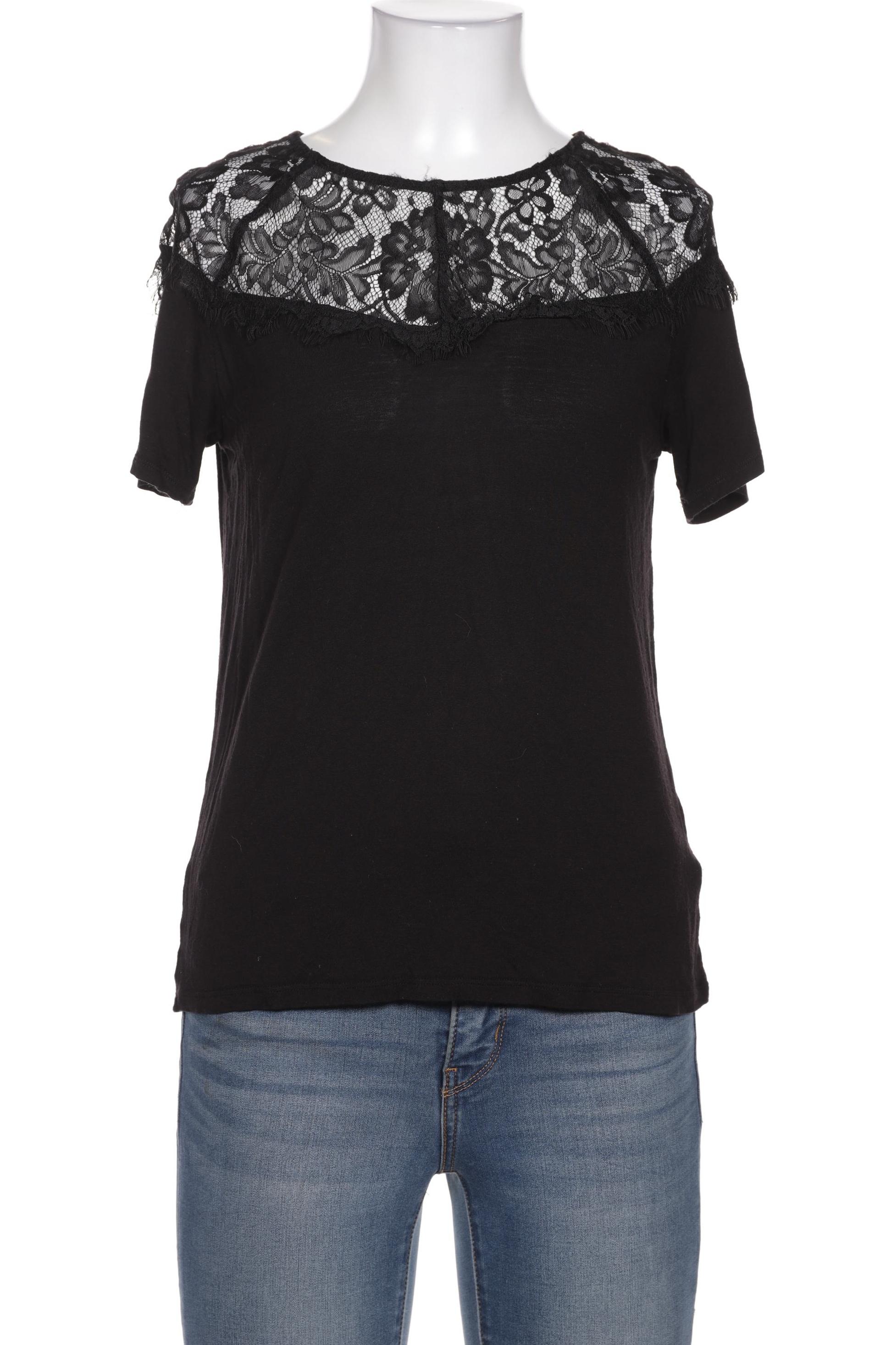 

H&M Damen T-Shirt, schwarz, Gr. 34