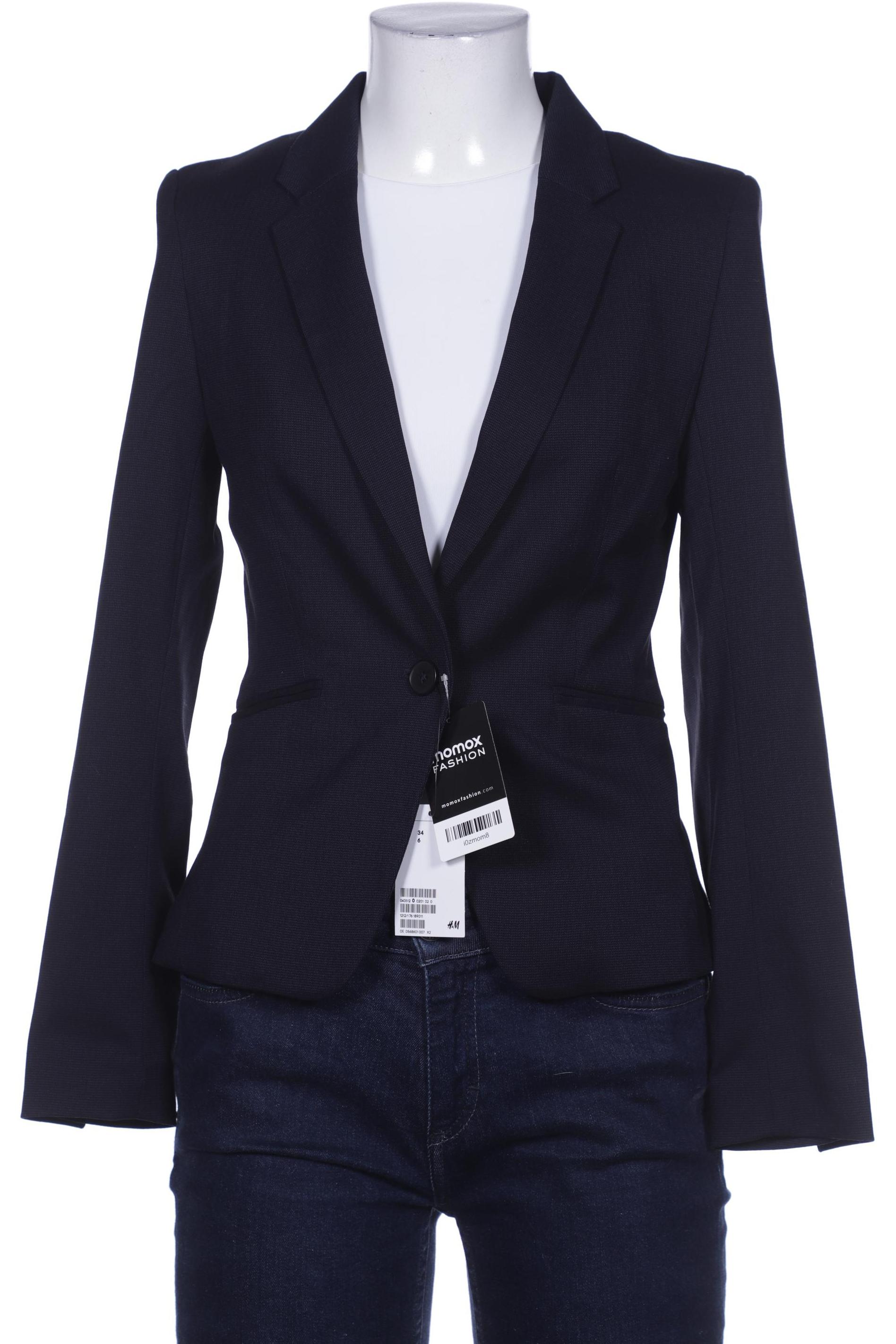 

H&M Damen Blazer, marineblau