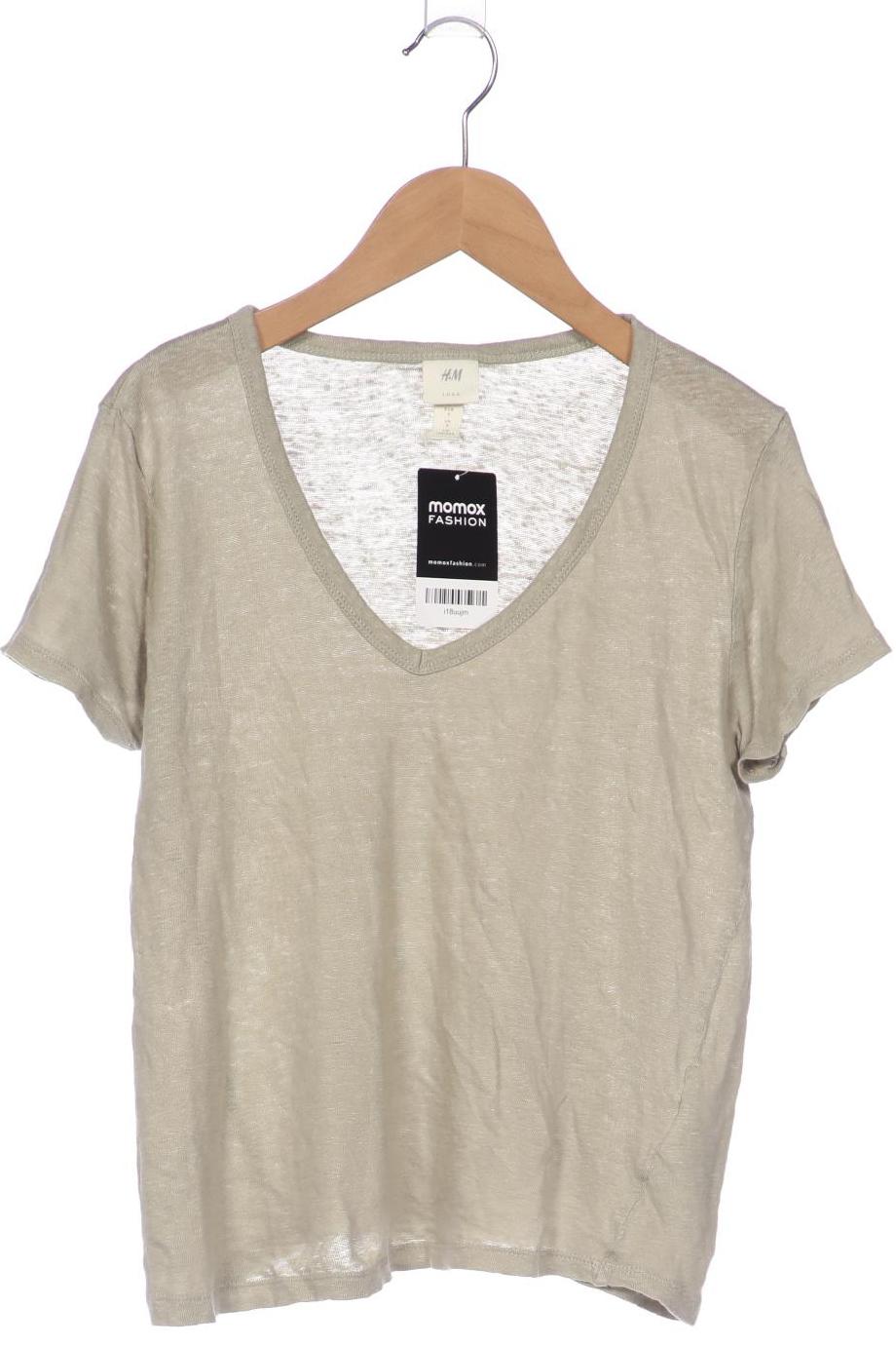 

H&M Damen T-Shirt, hellgrün, Gr. 36