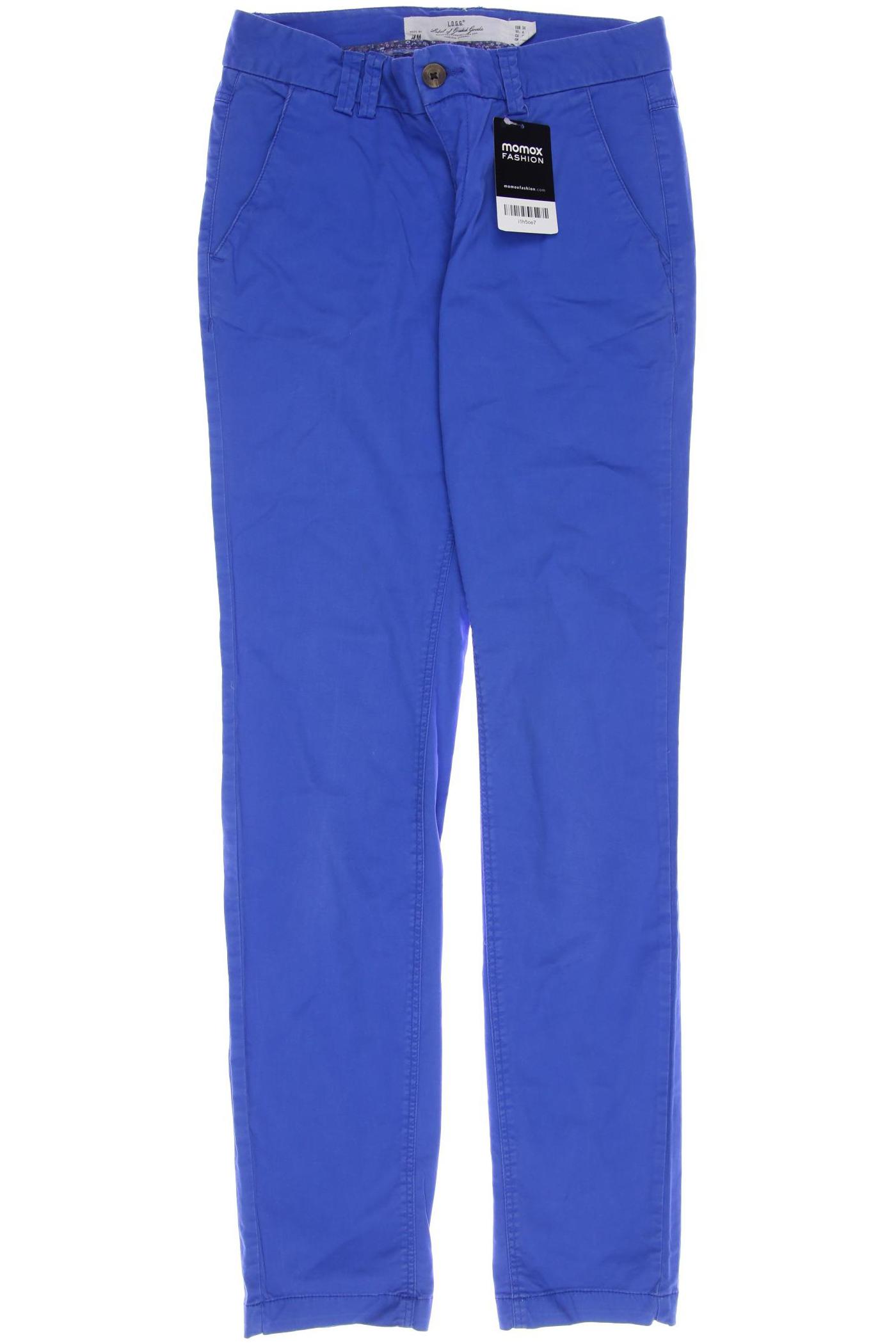 

H&M Damen Stoffhose, blau