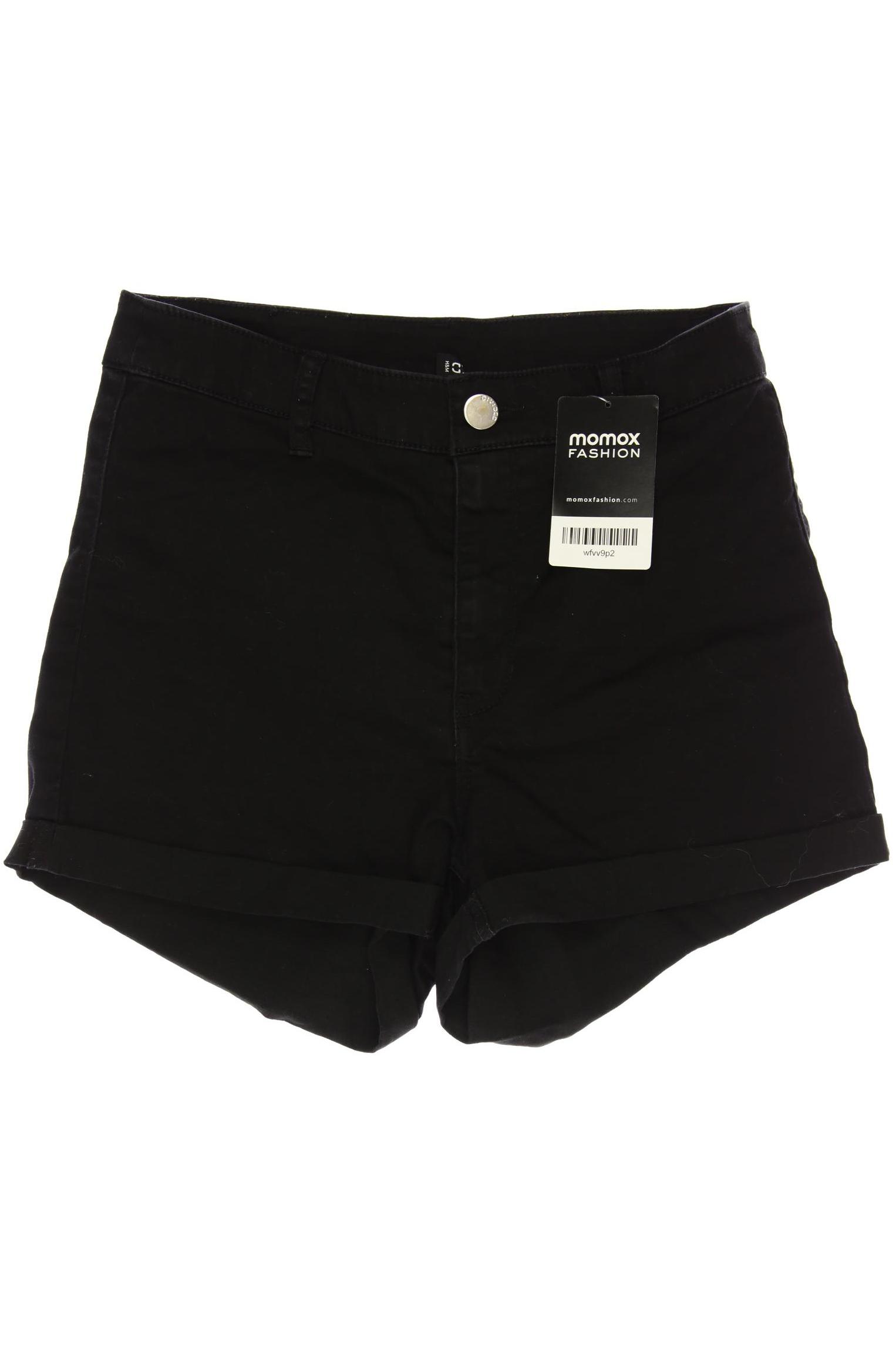 

H&M Damen Shorts, schwarz, Gr. 38