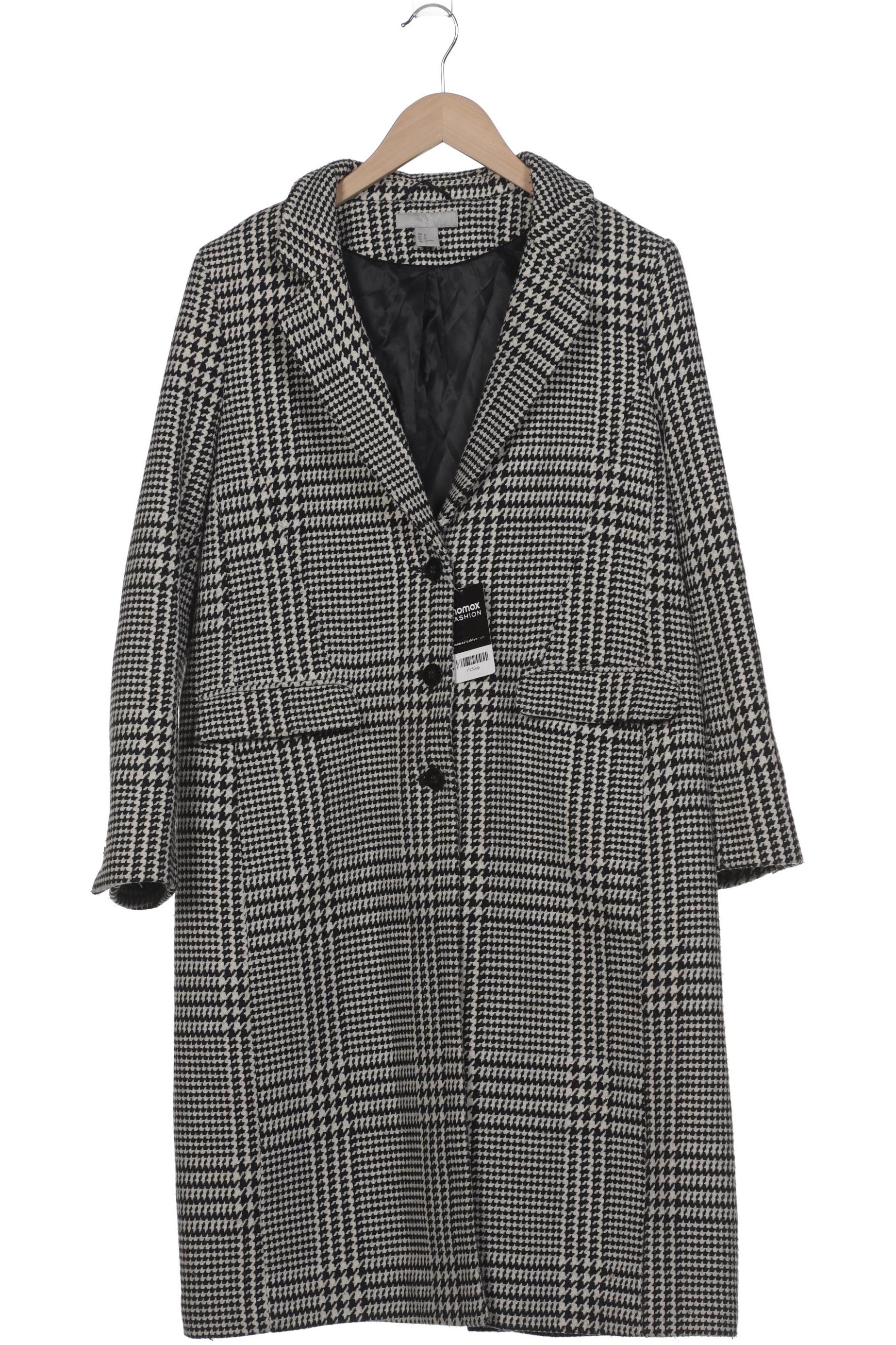 

H&M Damen Mantel, schwarz, Gr. 42